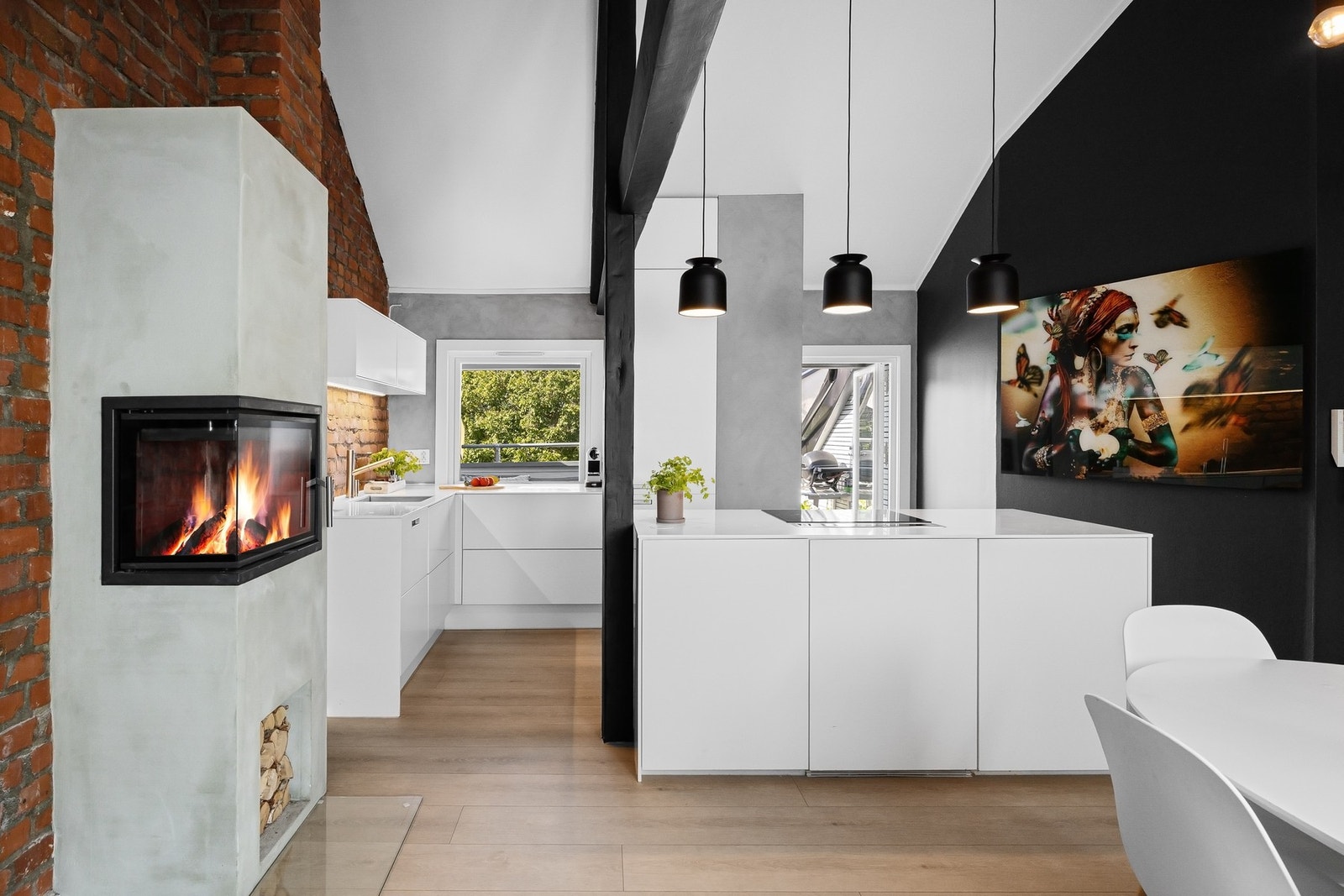 Leiligheten er utstyrt med et påkostet Svane-kjøkken. Galleribilde