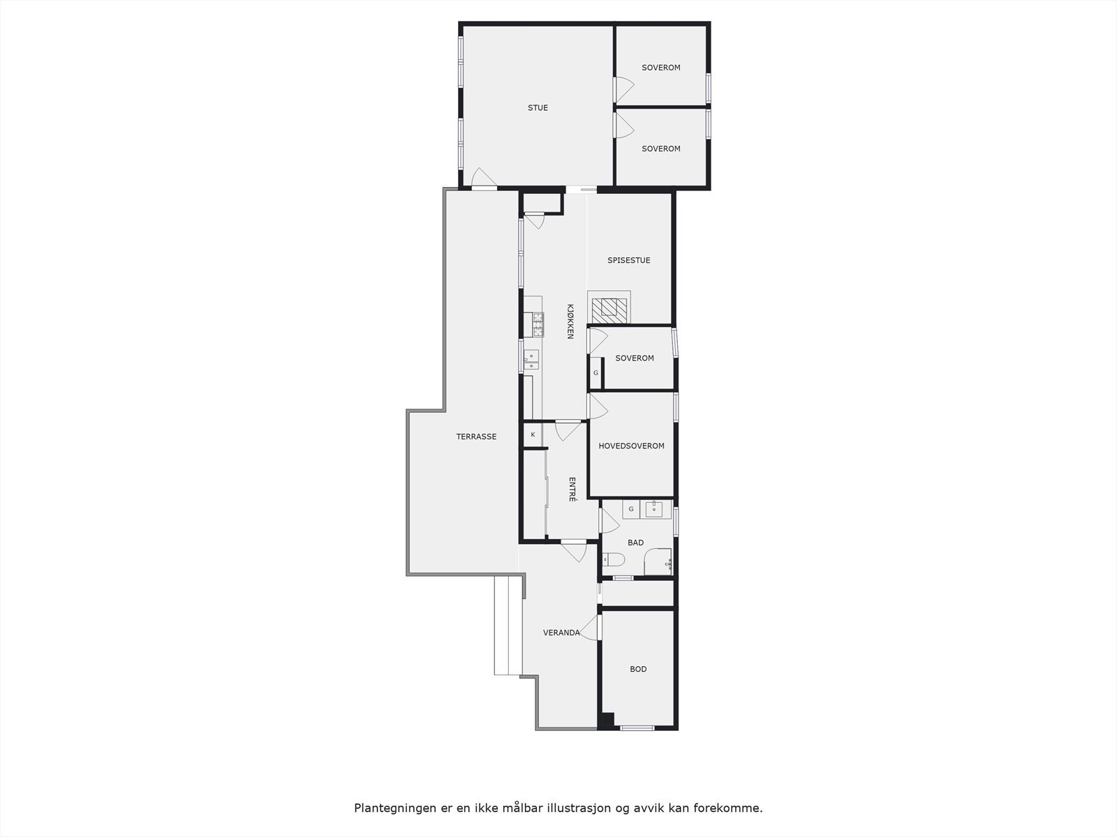 Plantegning Galleribilde