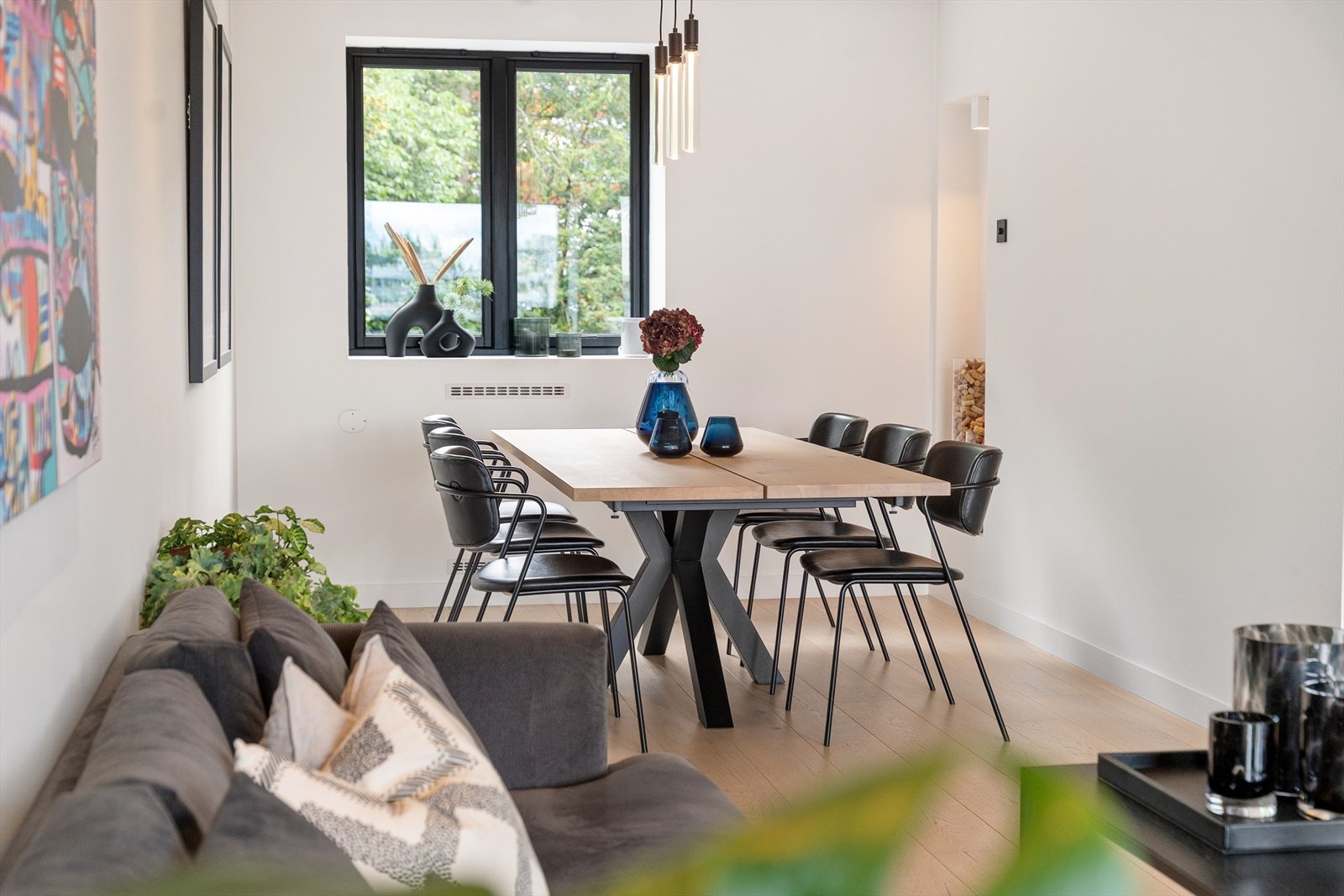 Skjermet plassering av spisegruppen. Galleribilde