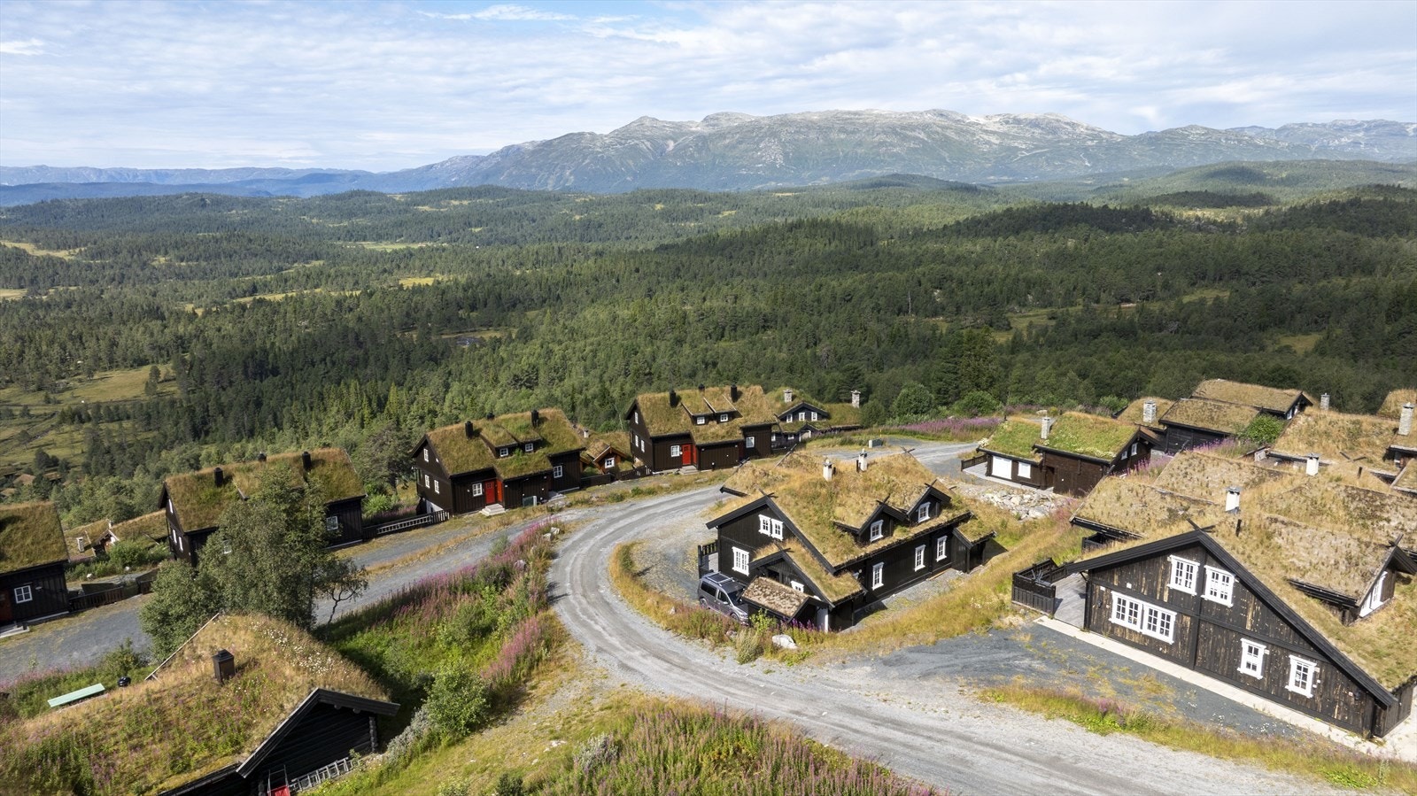 Med sin sørvestvendte beliggenhet, høyt og fritt har man panoramautsikt. Her er romslige tomter, flott terrassert i terreng og dermed gir uhindret utsikt, derav navnet Vidsyn. Galleribilde