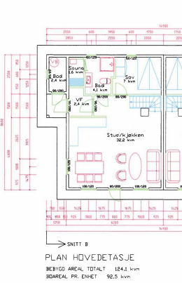 Plan 1. etasje Galleribilde