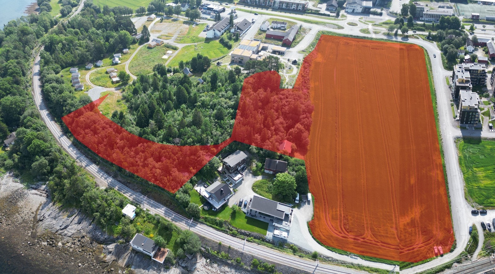 Oppmerket parsell Galleribilde