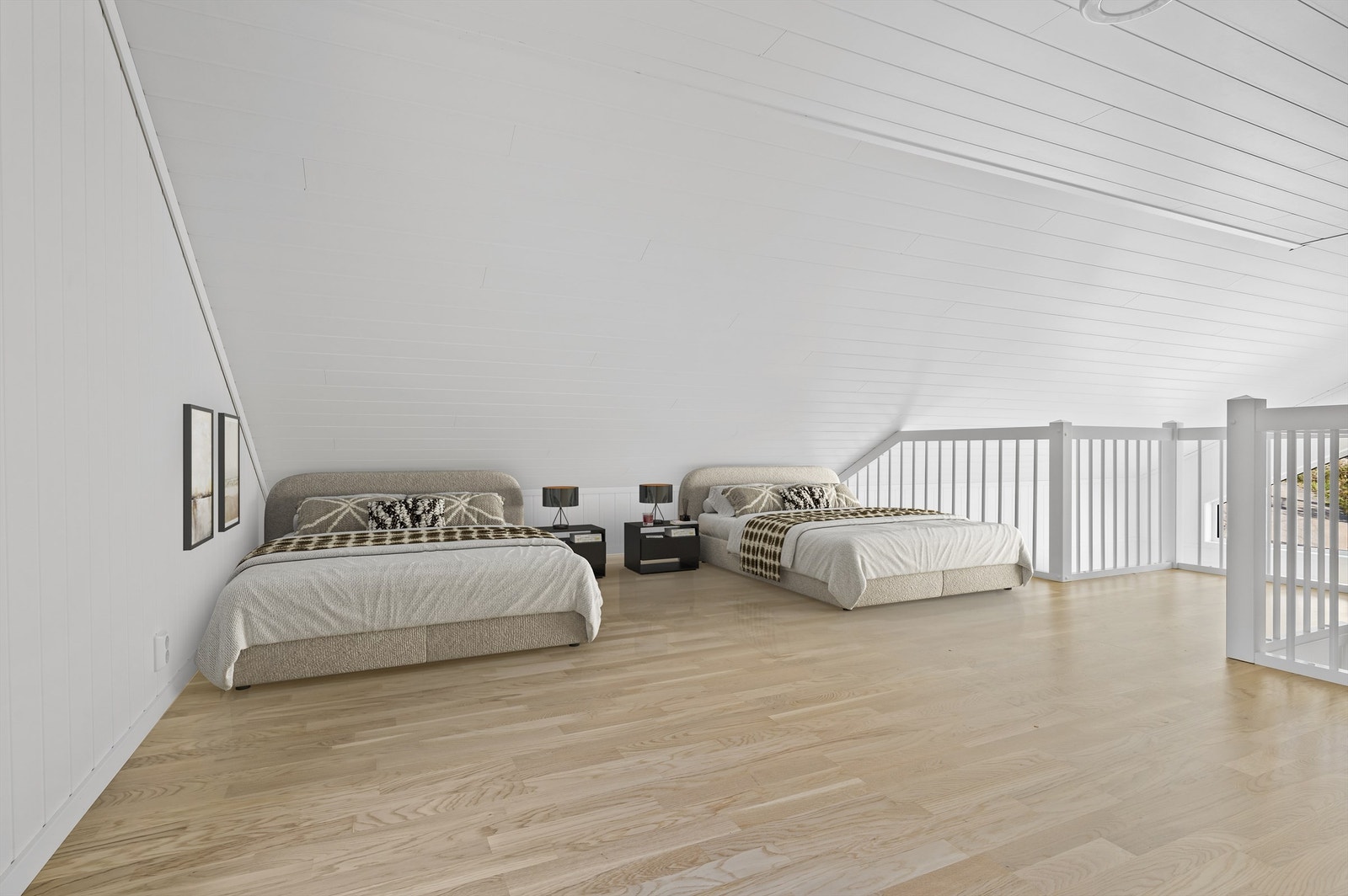 Praktisk hems. Bilde fra identisk hytte. Galleribilde