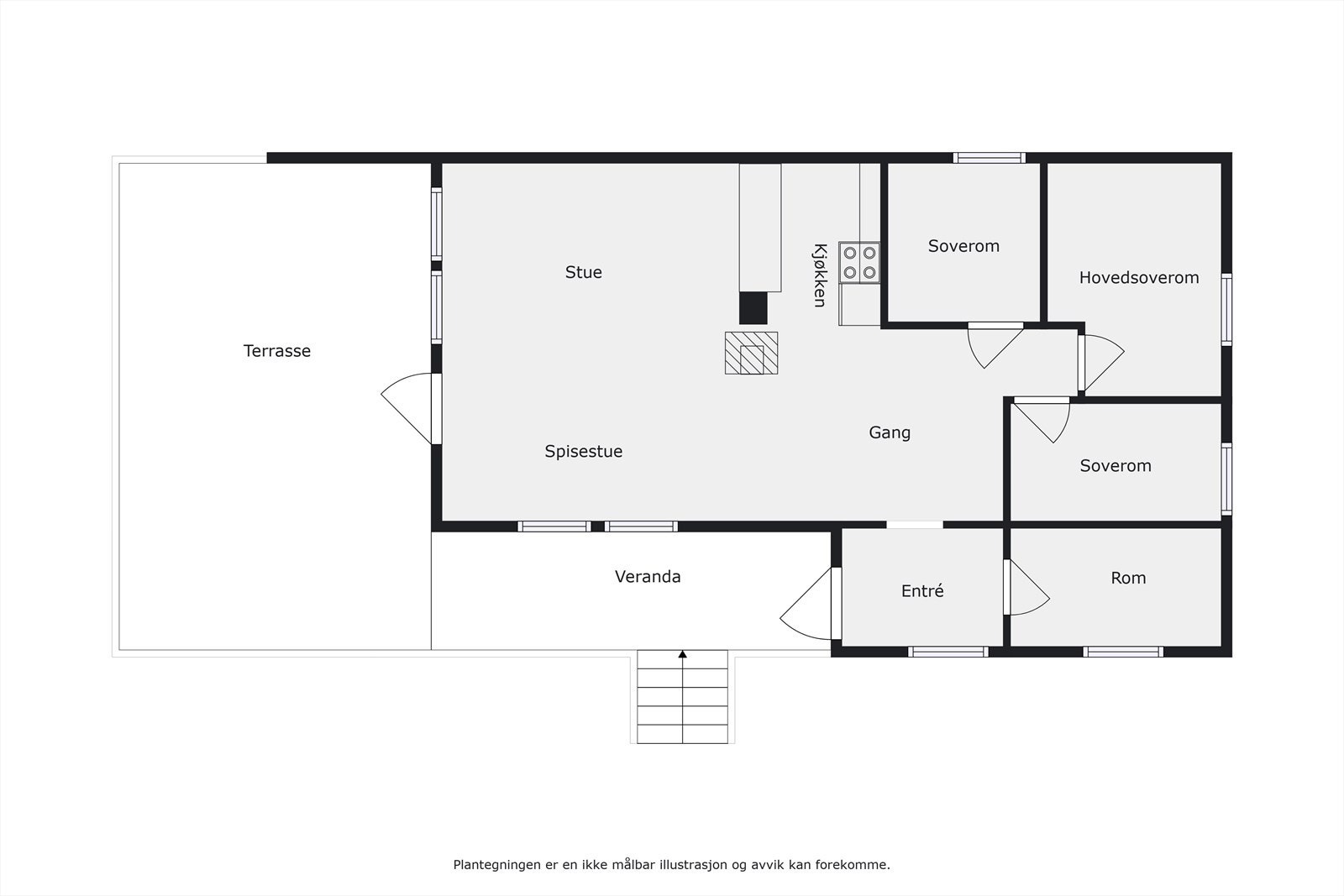 Plantegning Galleribilde