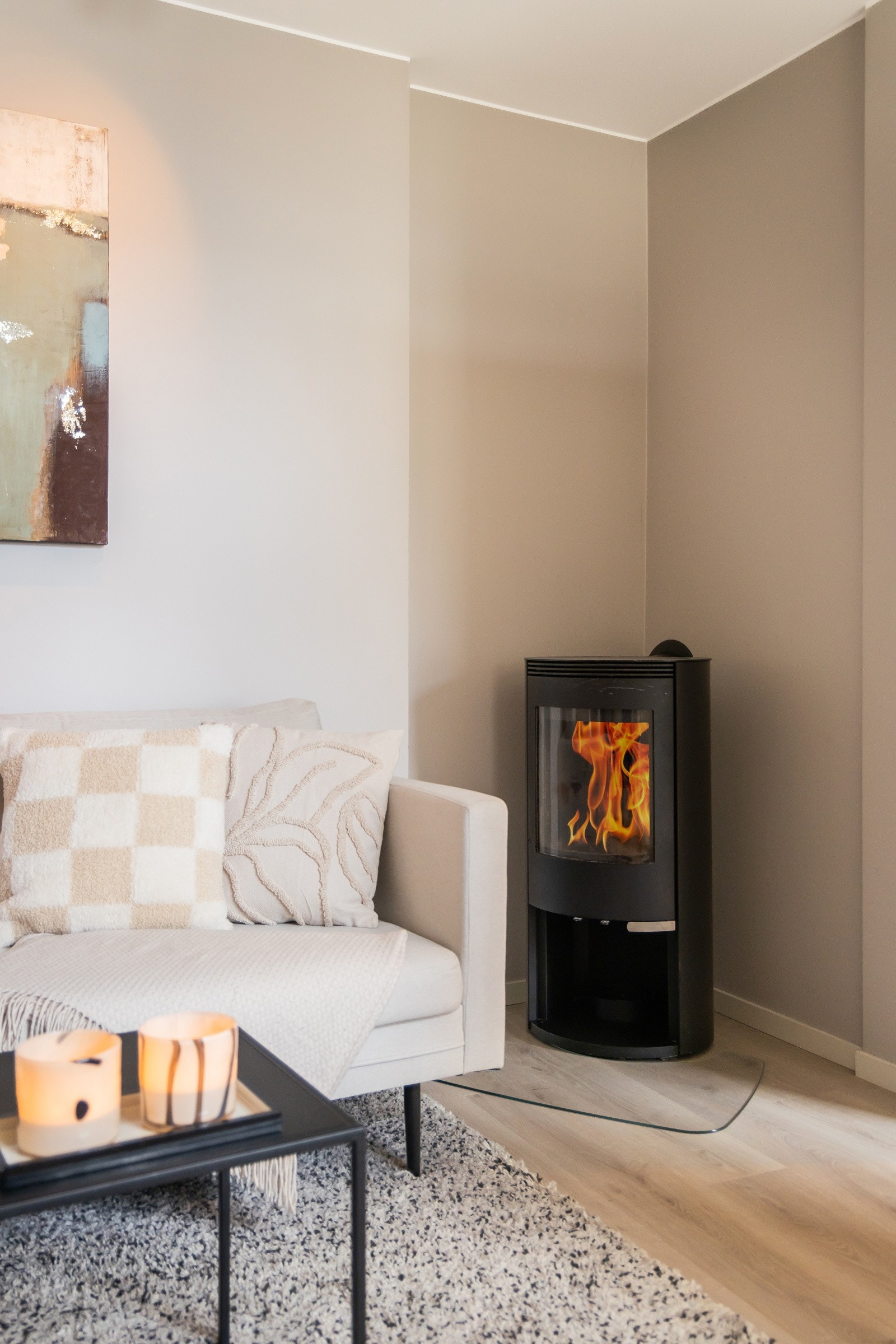 Vedovn gir fin stemning og behagelig varme. Galleribilde