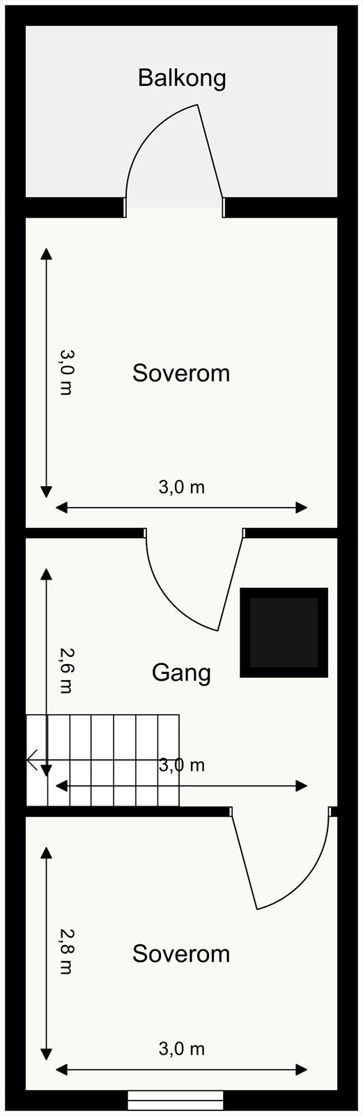 Plantegning 2. etasje. Galleribilde