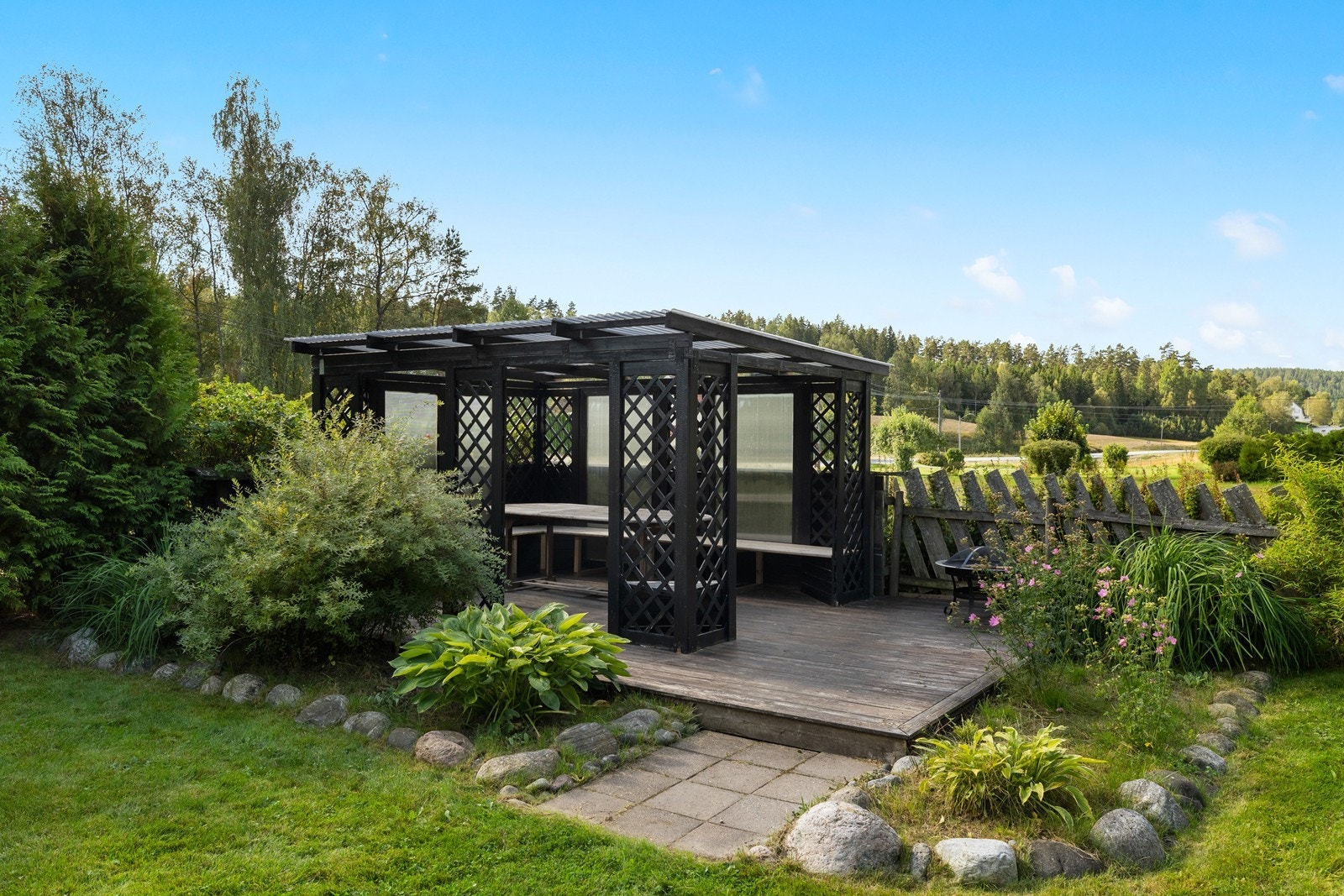 Fine uteplasser. Galleribilde