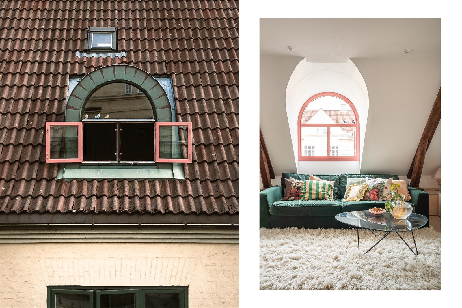 Gjennomgående sjarme med flotte, originale detaljer som det buede vinduet. Galleribilde