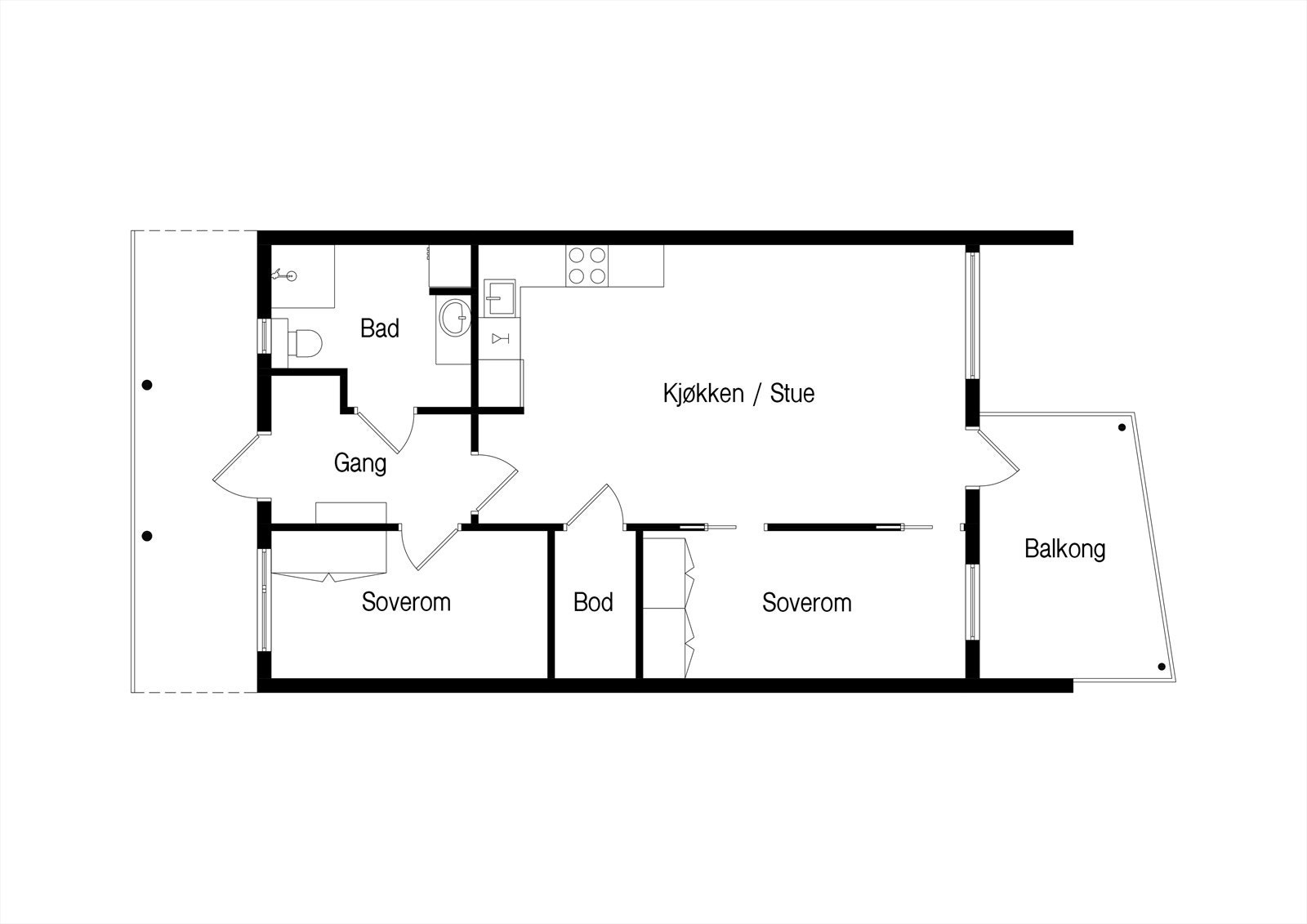 Plantegning Galleribilde
