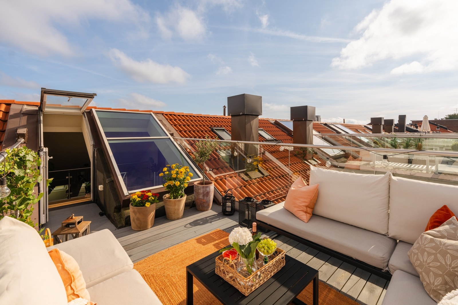Her kan solen nytes hele dagen - fra tidlig morgen til sene kvelder. Galleribilde
