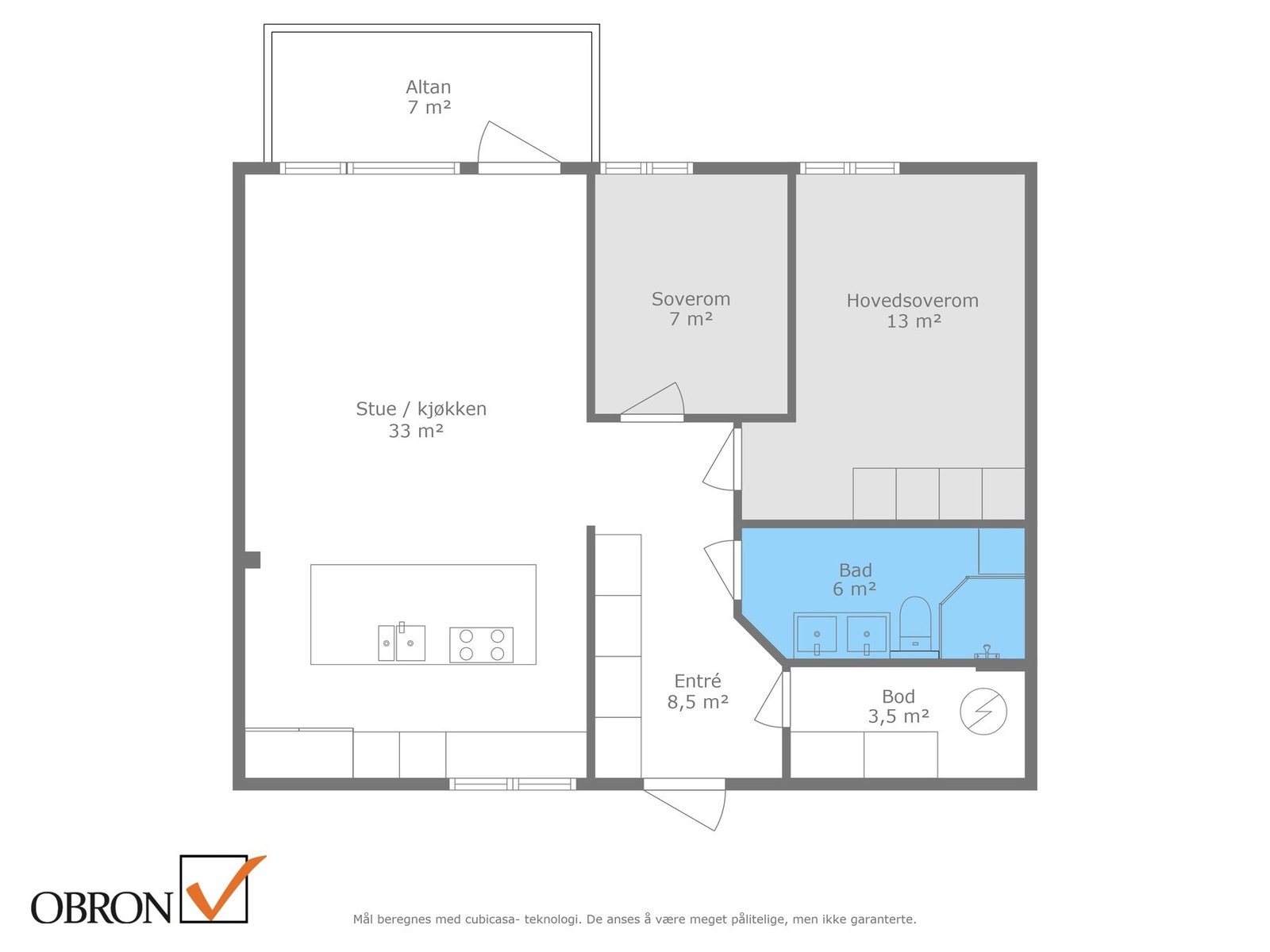 Planskisse. Galleribilde