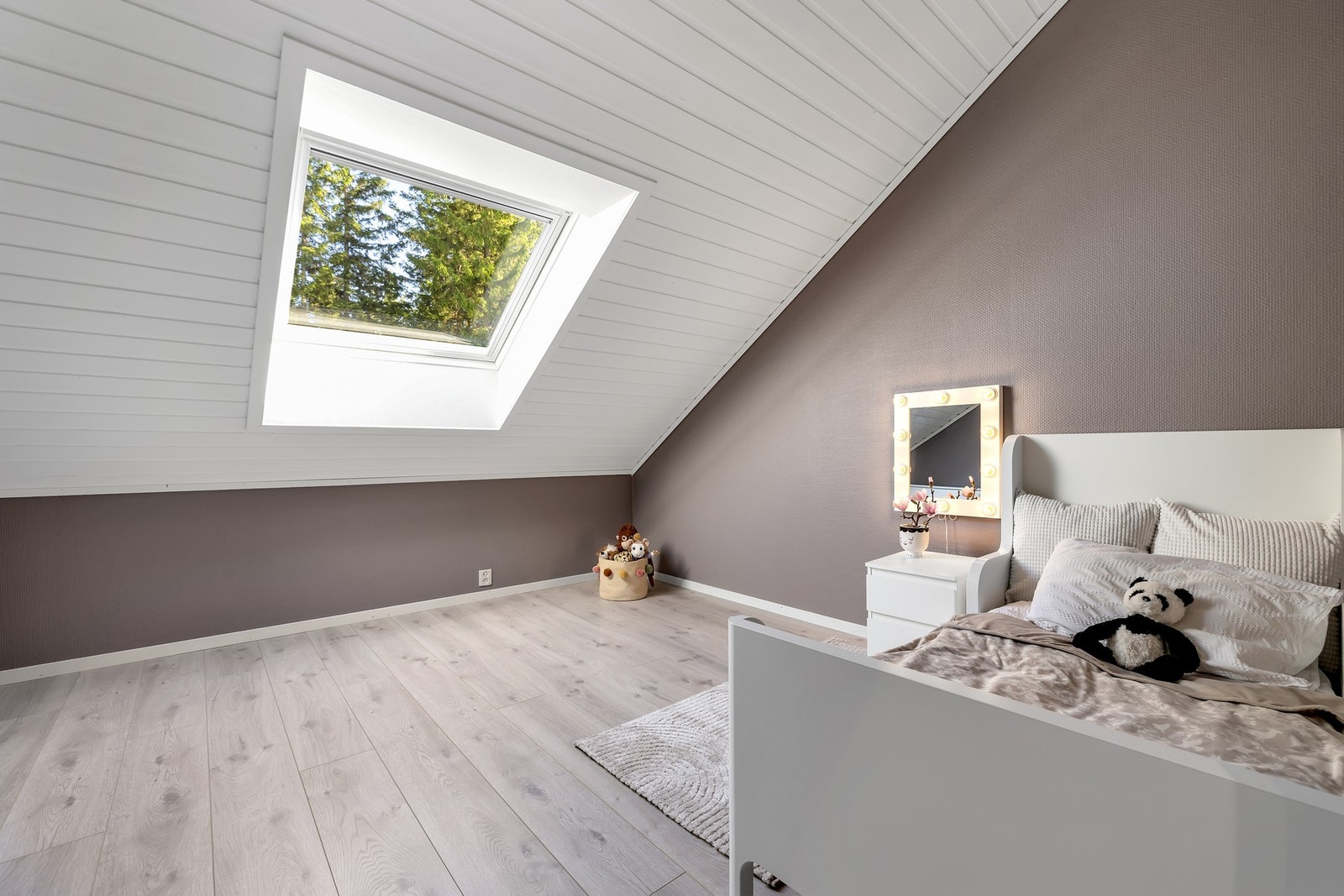 Det siste rommet er en bod som er innredet som soverom (ikke omsøkt hos kommunen). Galleribilde