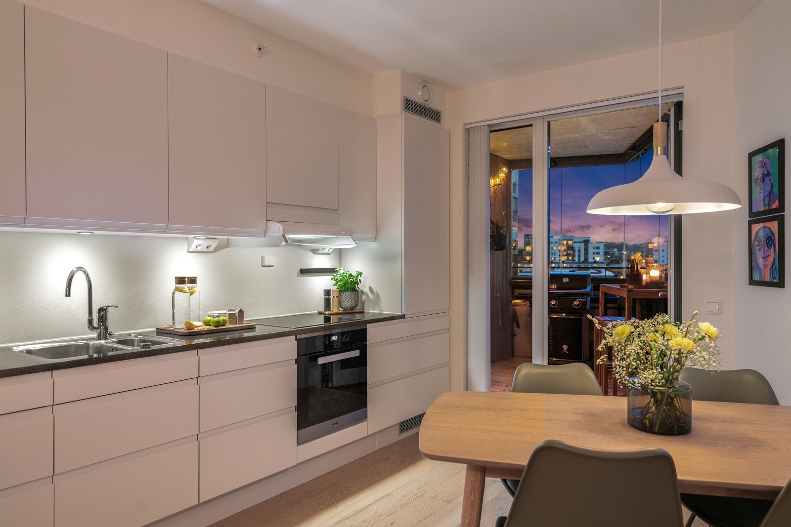 Kveldsbilde | Kjøkken Galleribilde