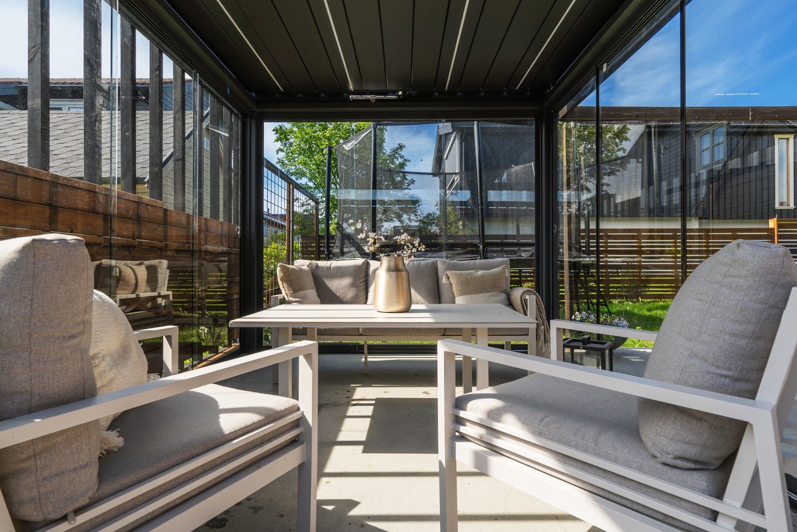 Vinterhagen forlenger utesesongen og gir lun utefølelse. Galleribilde