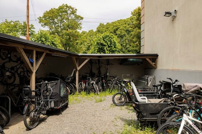 Sykkelparkering. Galleribilde