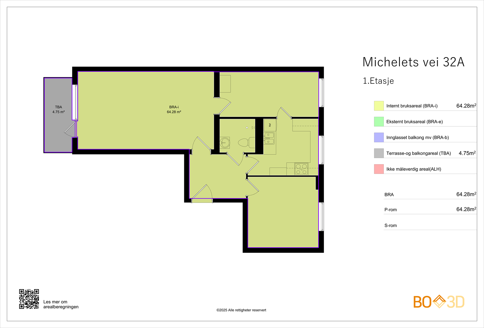 Michelets vei 32A 1 Etasje Galleribilde