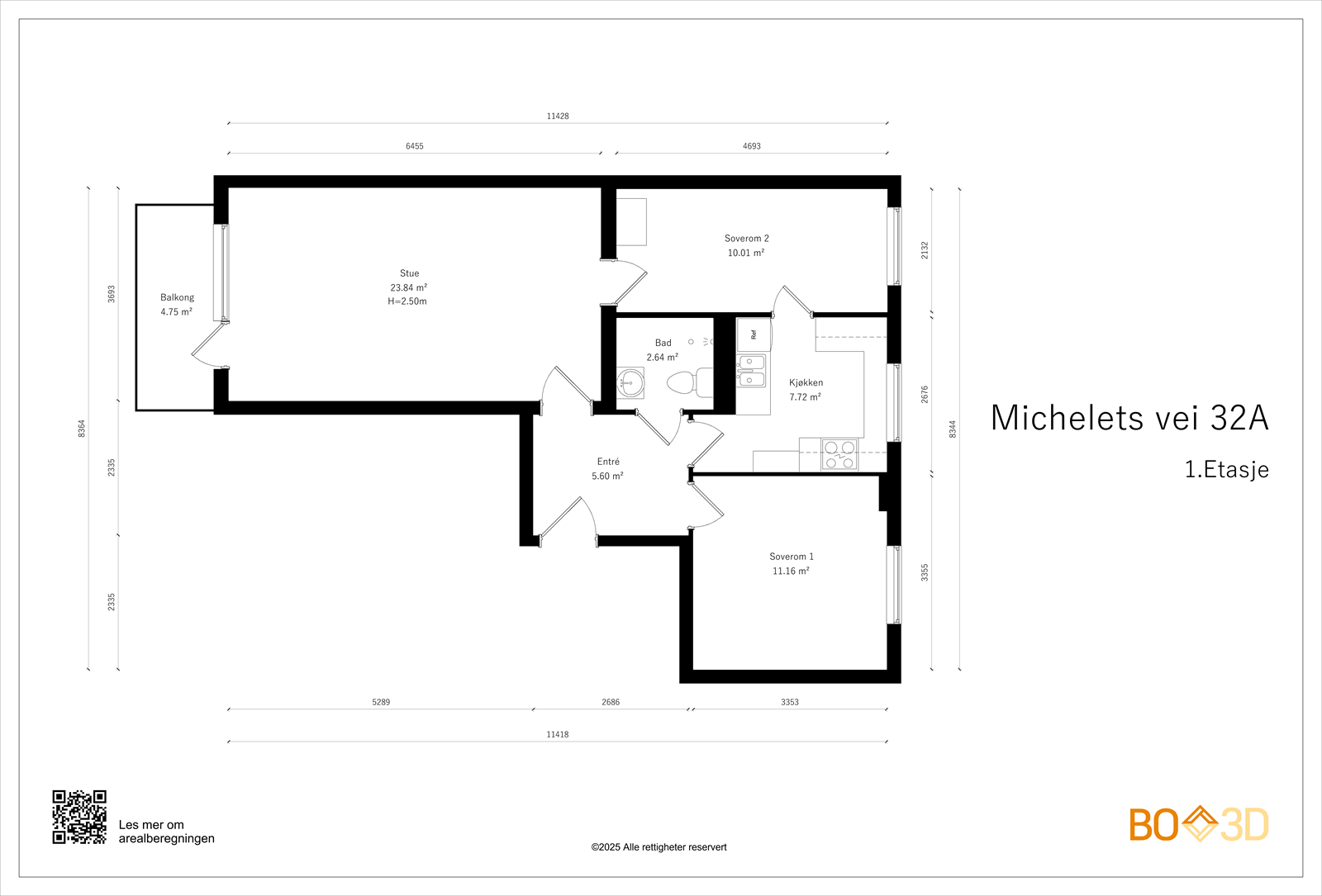 Michelets vei 32A 1 Etasje Galleribilde