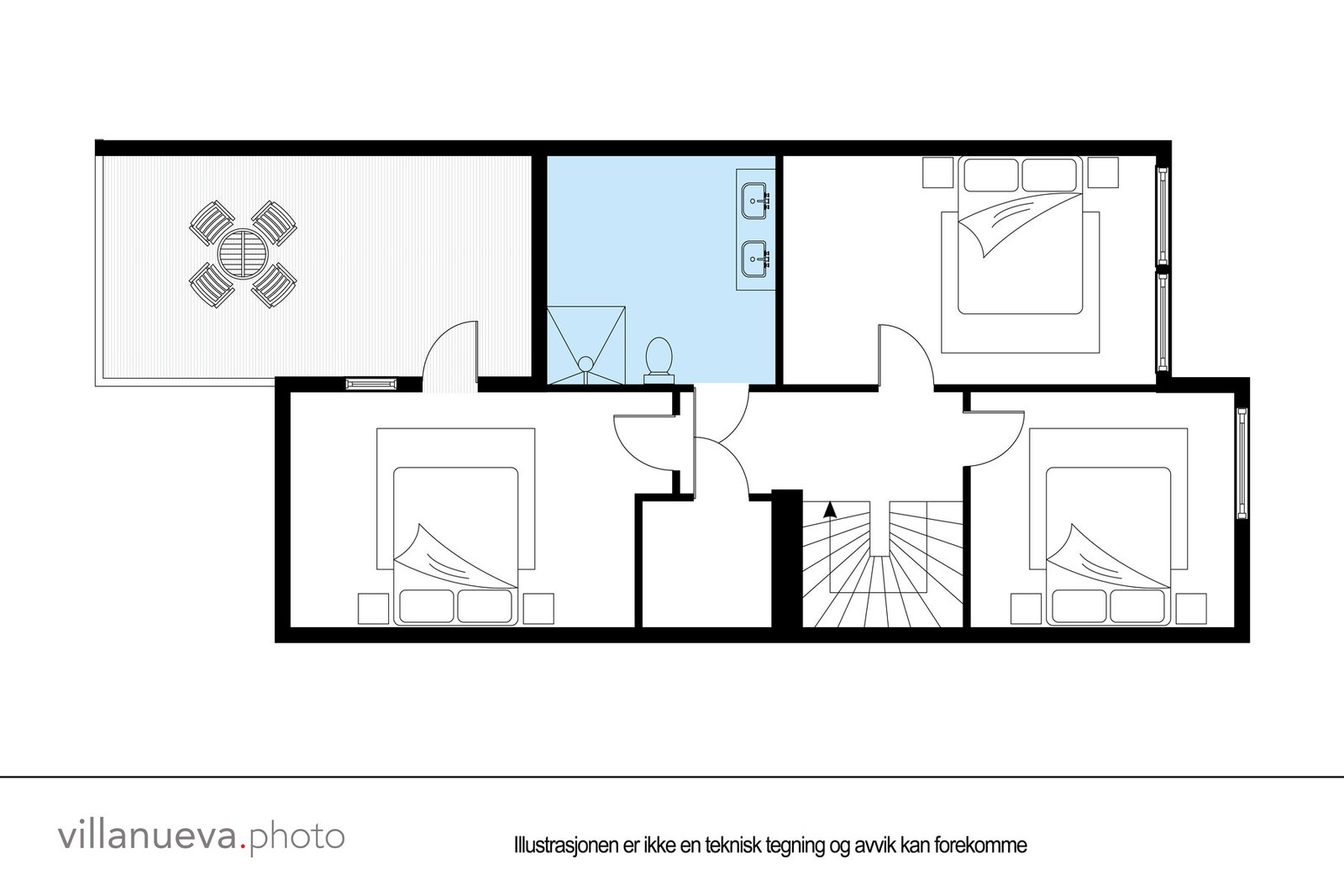 Plantegning 2. etasje, Galleribilde