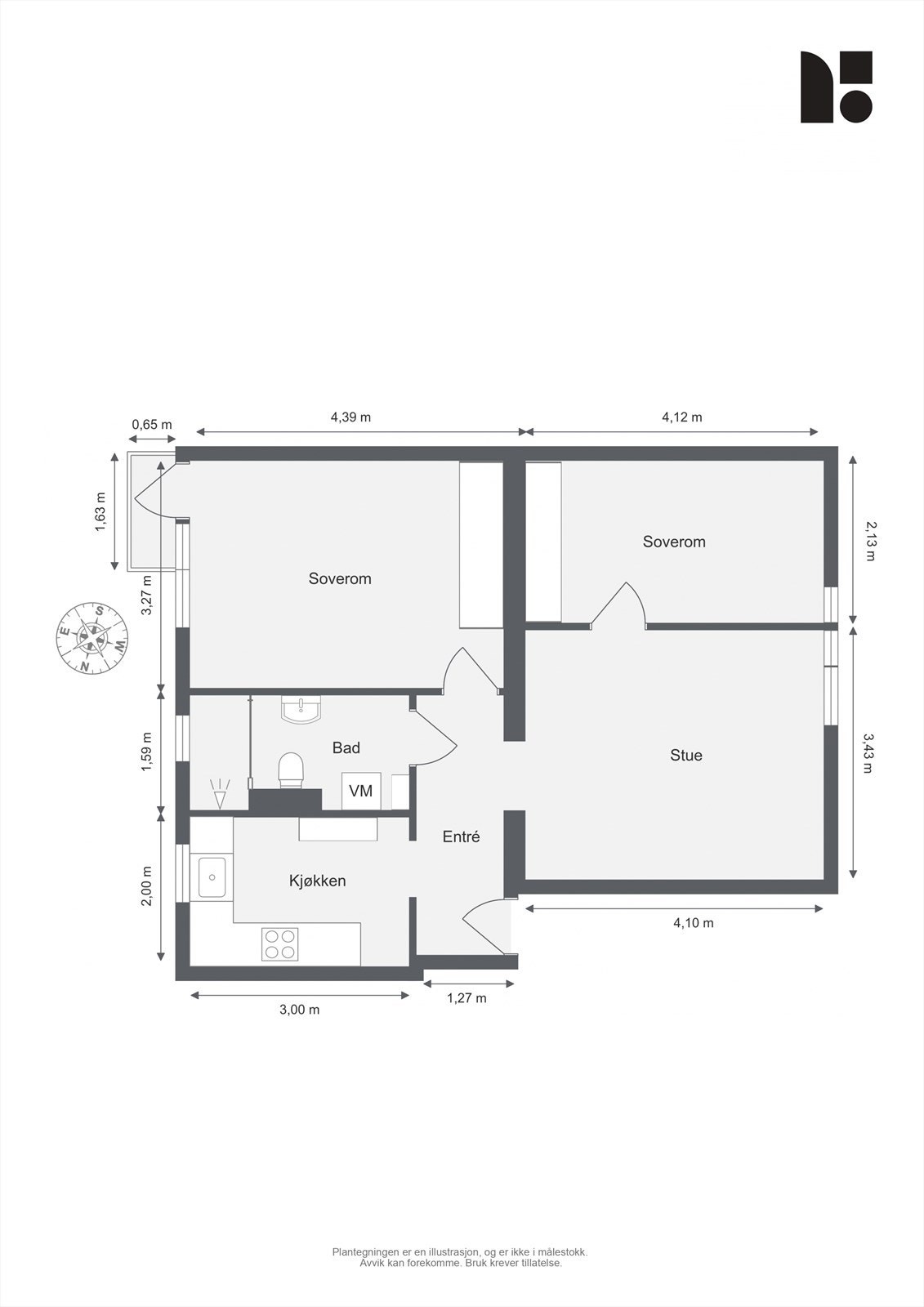 Plantegning Galleribilde