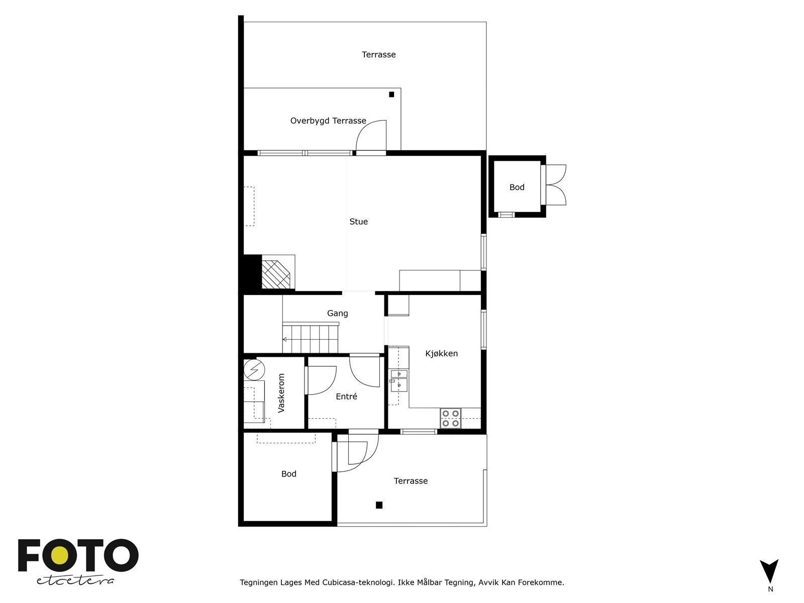 Plantegning 1.etasje Galleribilde