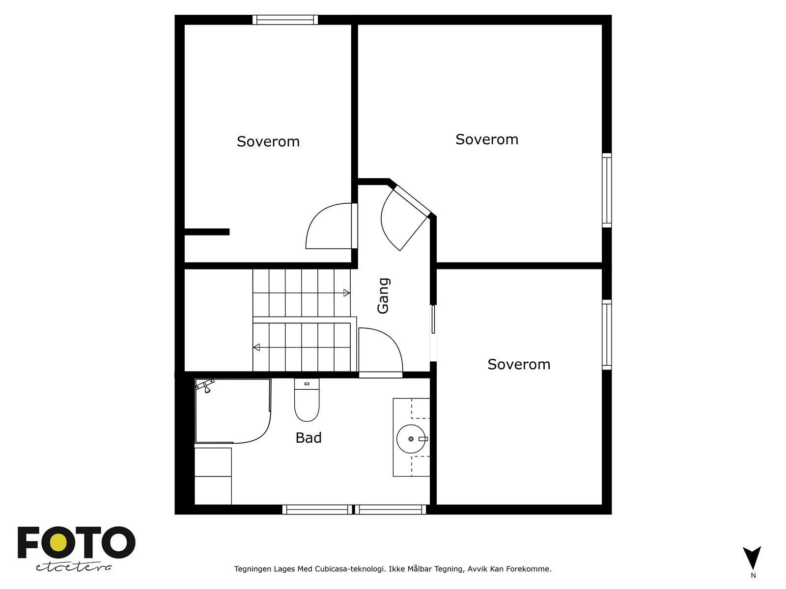 Plantegning 2.etasje Galleribilde
