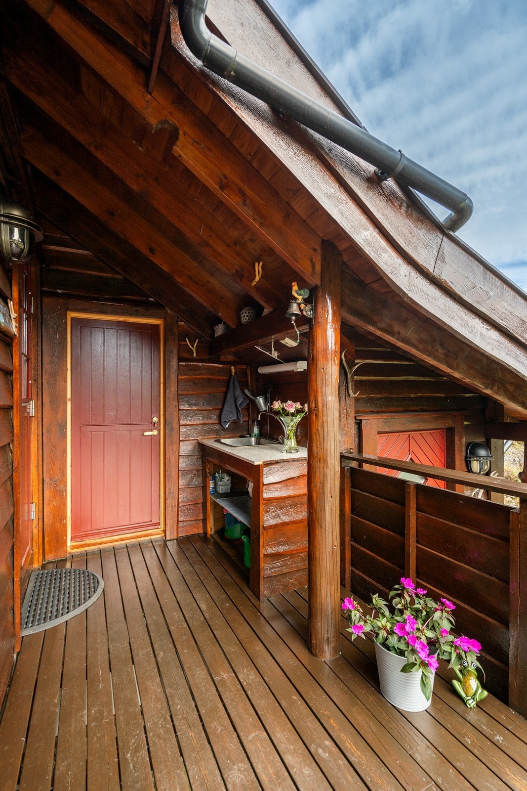 Inngangspartiet er overbygget Galleribilde