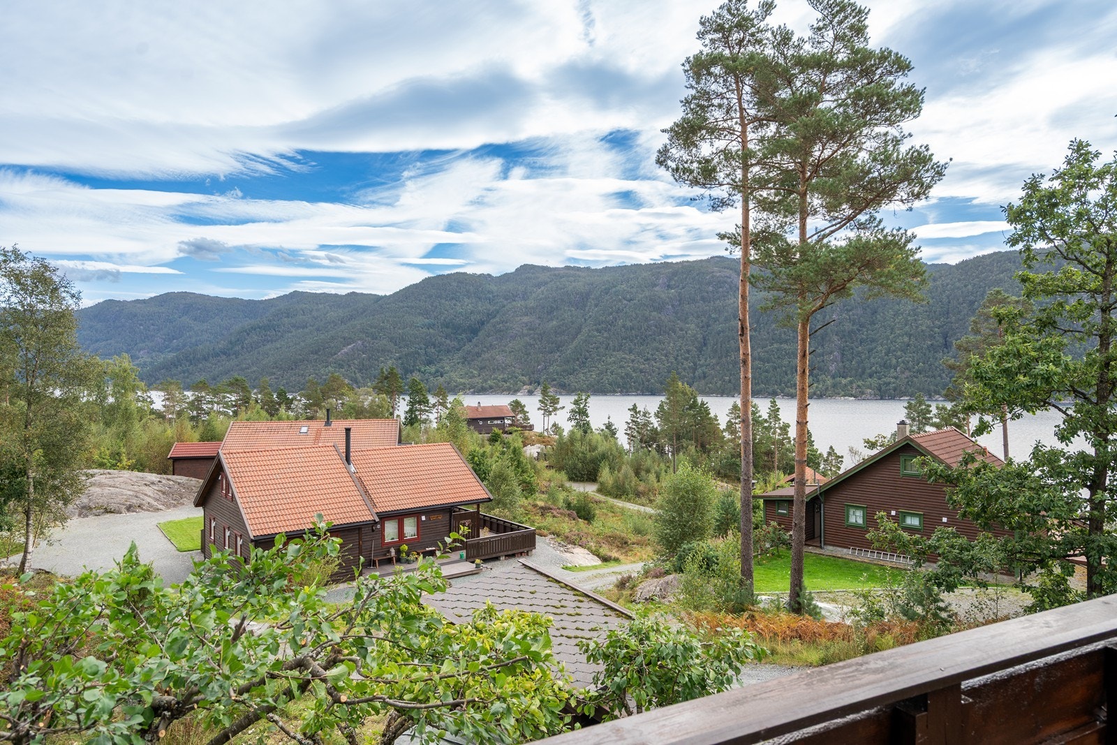 Utsikt fra terrassen i retning sør/øst Galleribilde