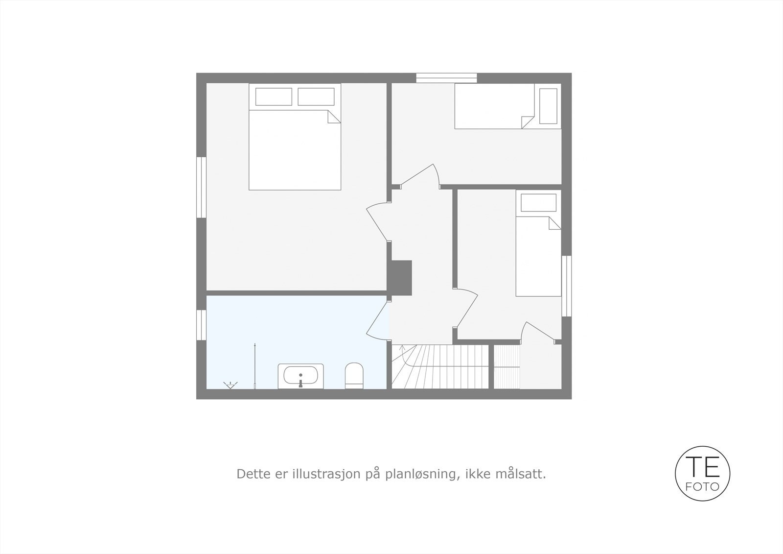 Plantegning 2. etasje Galleribilde