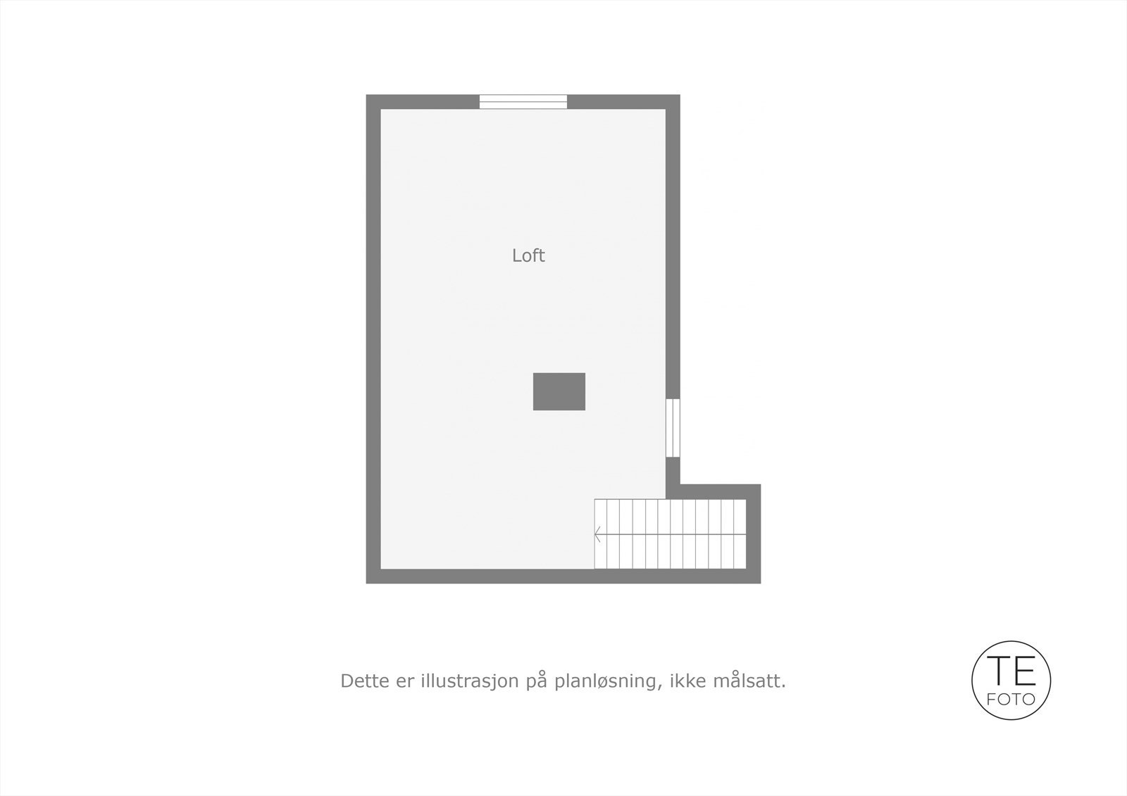 Loftsplan Galleribilde