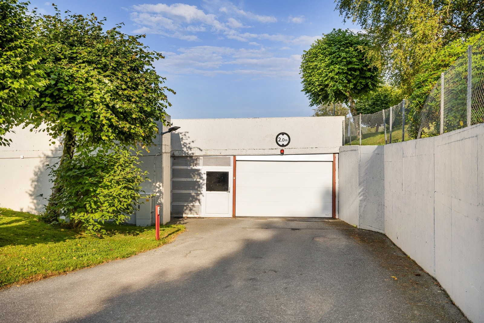 Nedkjørsel til parkeringskjelleren. Galleribilde