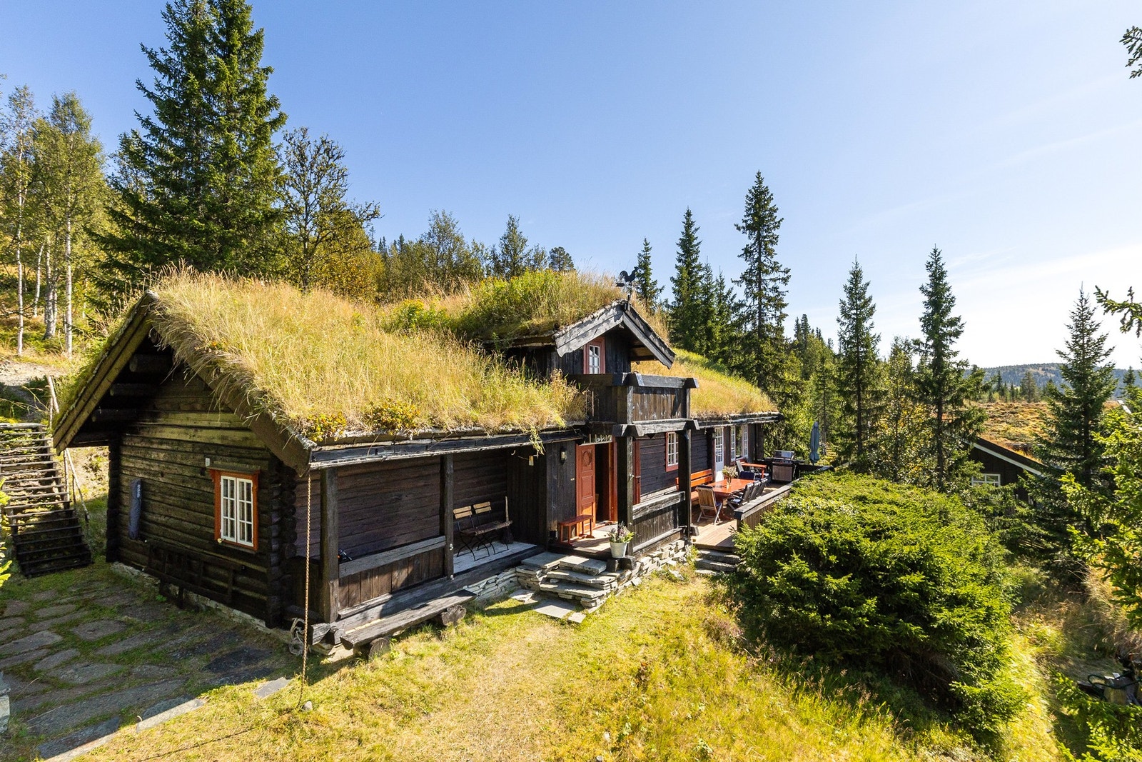 Velkommen til Gålålia 38 - En innbydende og stemningsfull fjellhytte med anneks og uthus, med flott beliggenhet på Gålå! Galleribilde