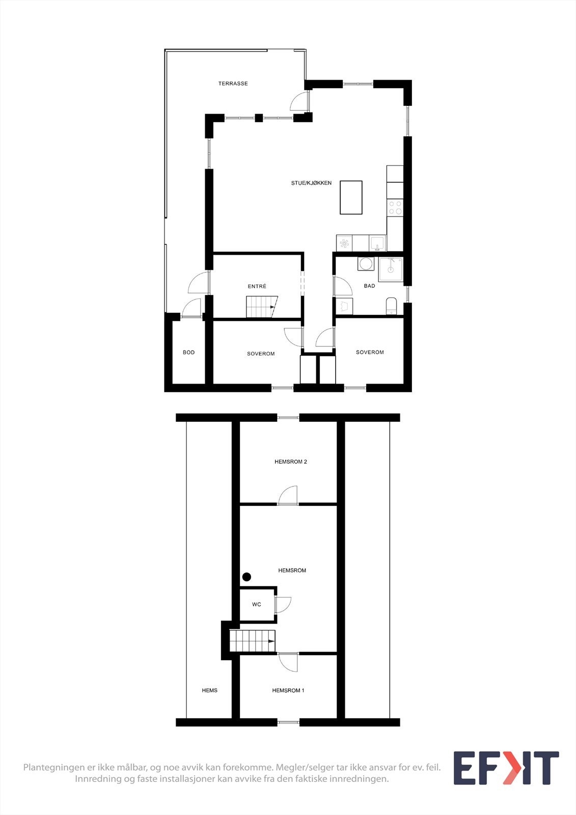 Plantegning Galleribilde