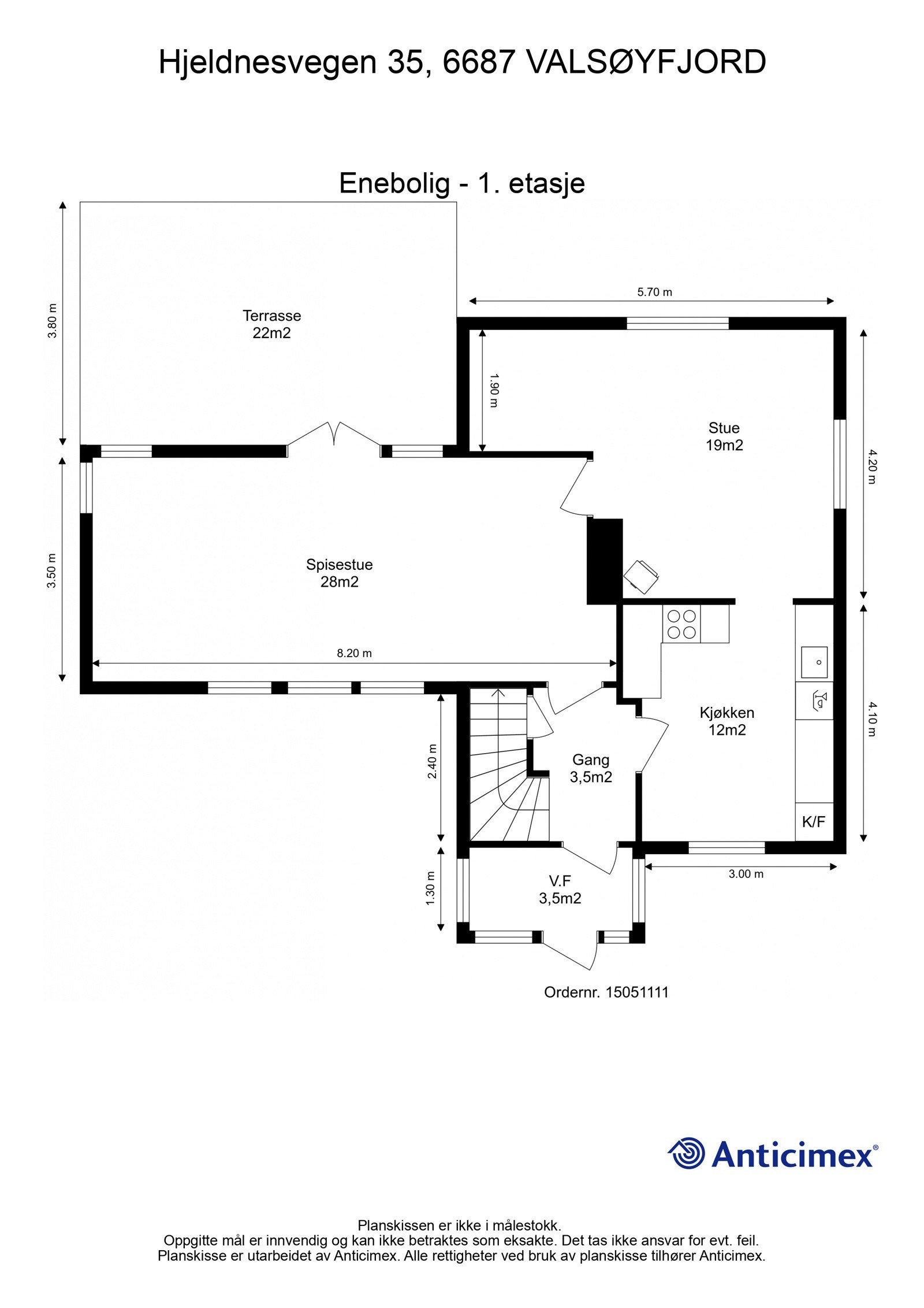 Plantegning 1. etasje. Galleribilde