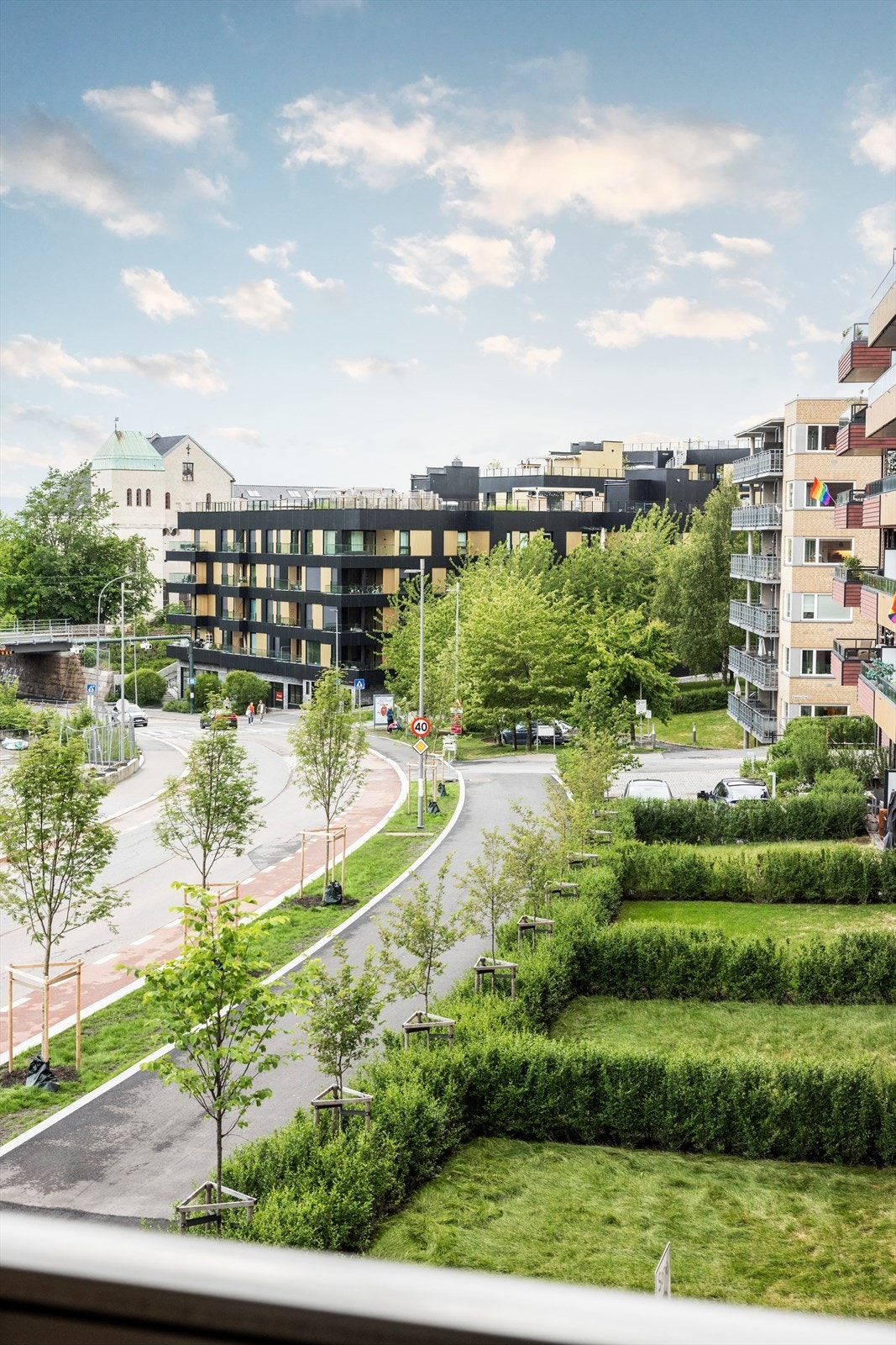 Utsyn fra balkongen! Galleribilde