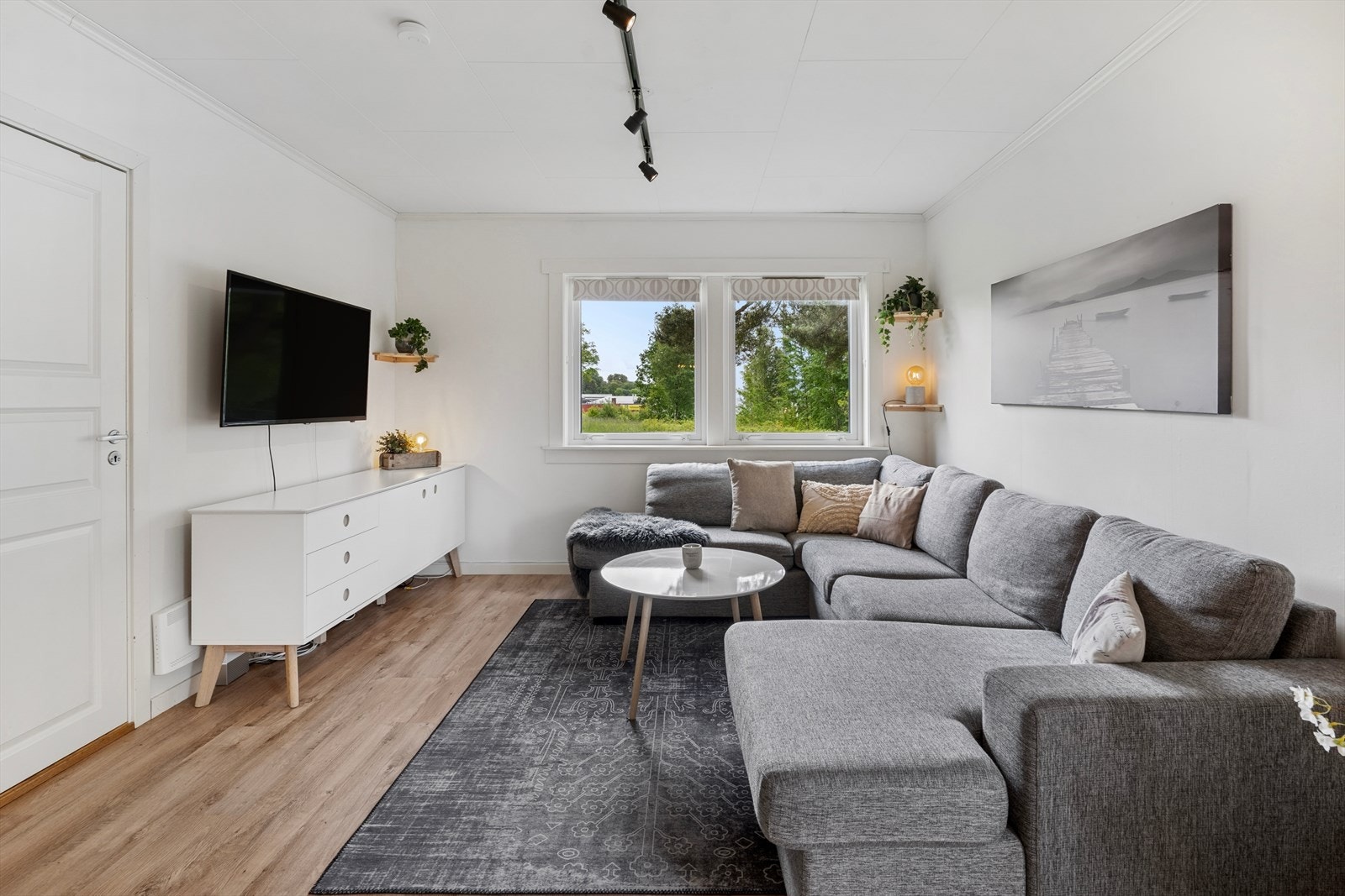 God plass til både sofakrok og spisebord. Galleribilde