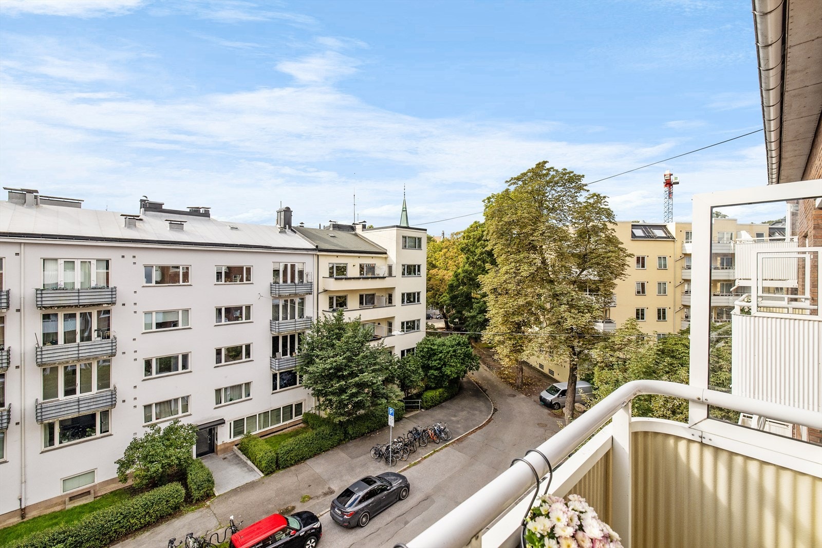 Åpent og fint utsyn fra balkongen. Galleribilde