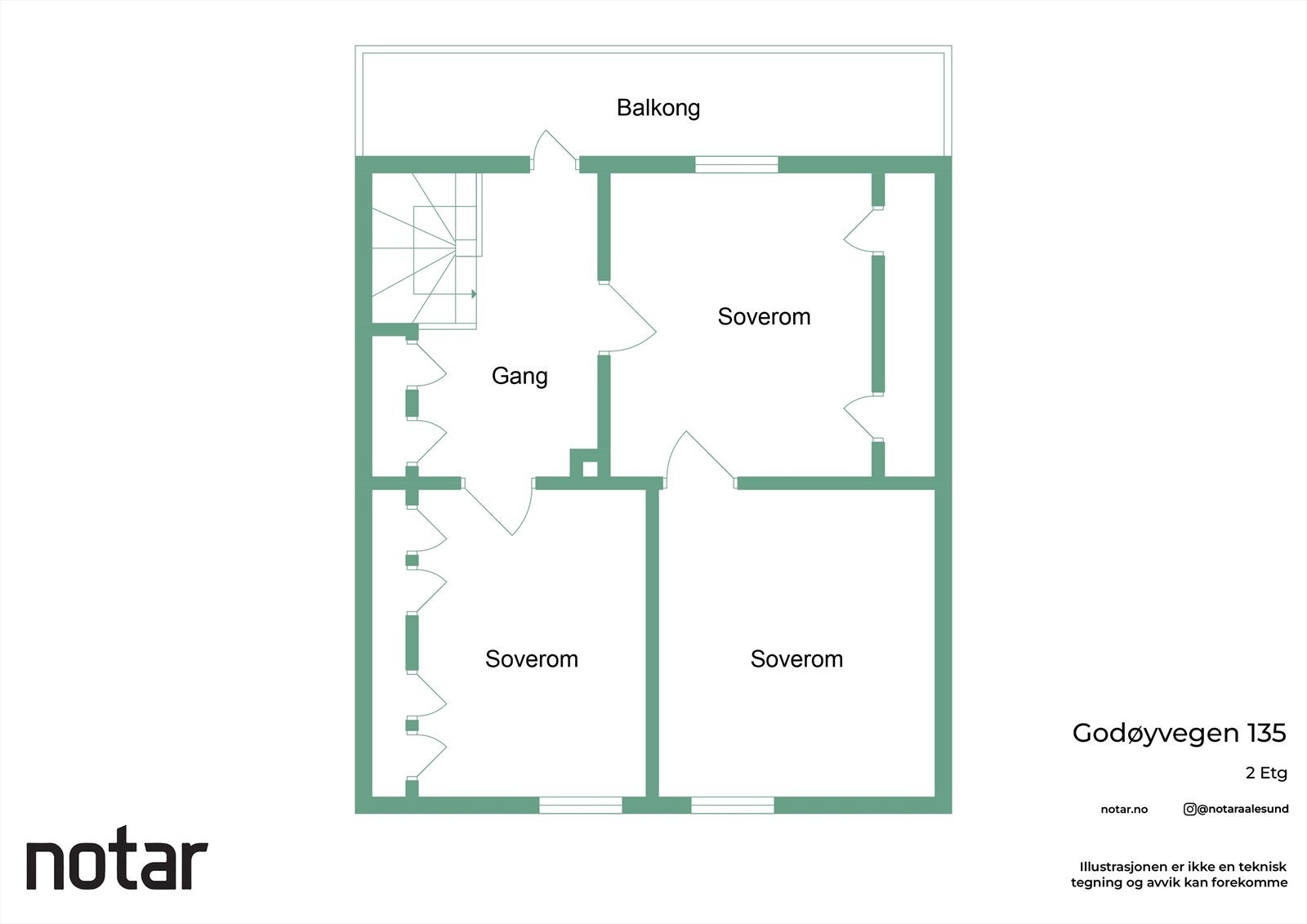 Planskisse av loftet Galleribilde