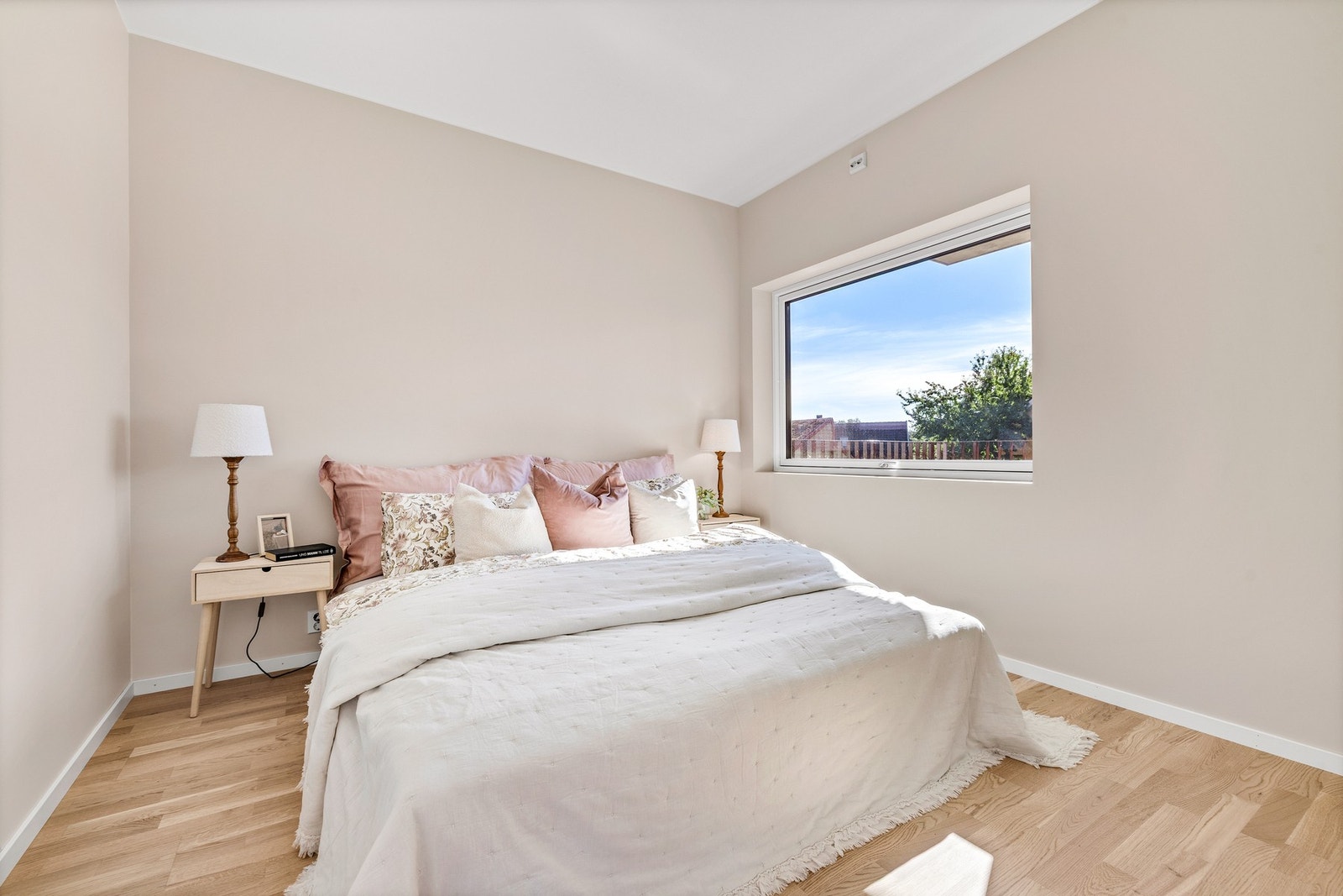 Hovedsoverommet er på 9,6 kvm. Galleribilde