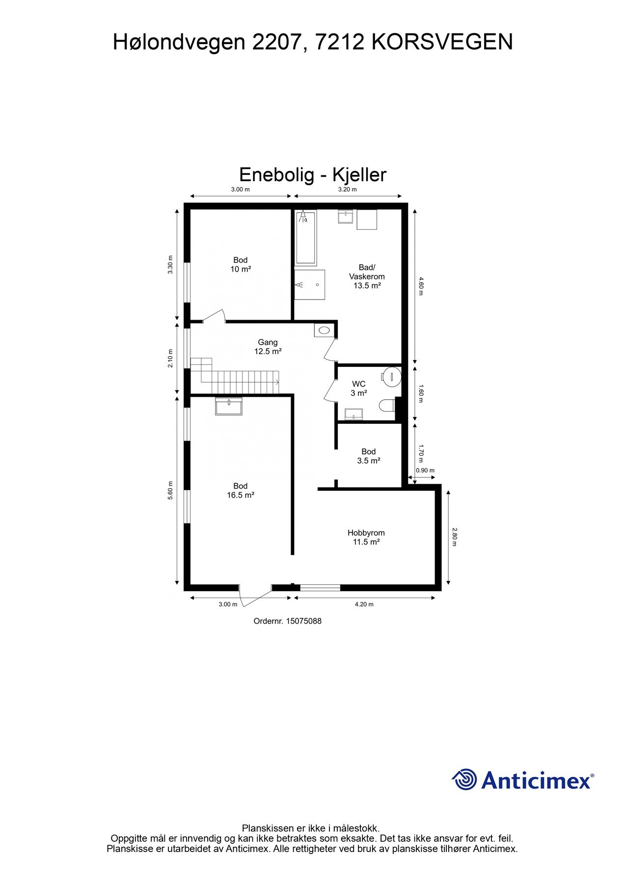 Plantegning - Kjeller Galleribilde