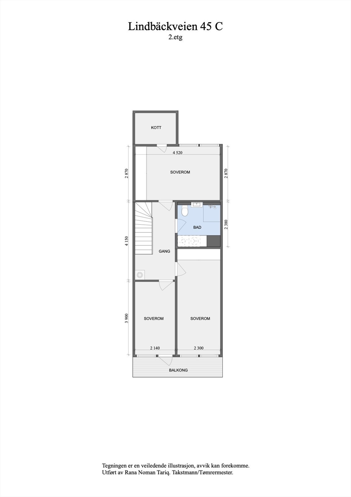 Plantegning 2. etasje Galleribilde