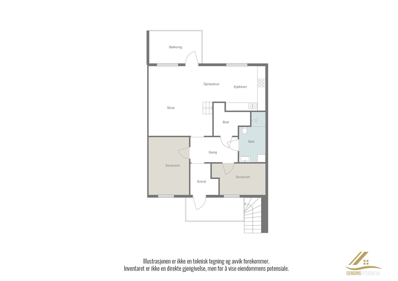 Plantegning 2. etasje. Galleribilde