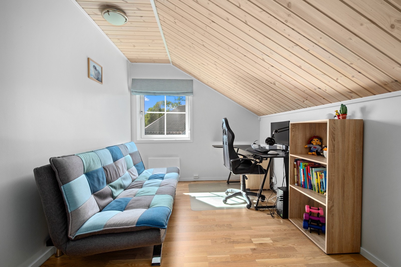 Et fint ungdomsrom eller gjesterom. Galleribilde