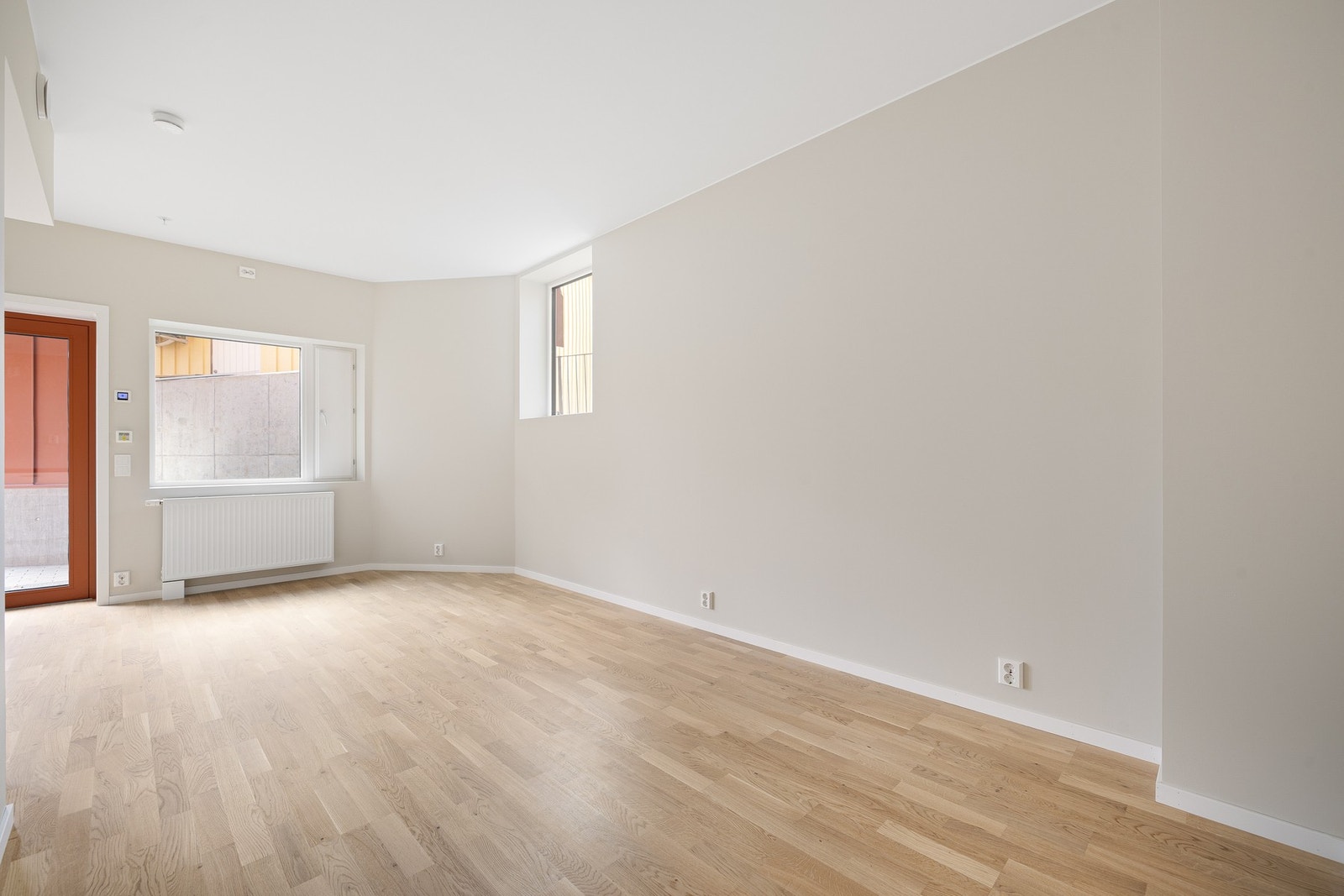 Leiligheten har en stue/kjøkken løsning på 21,8 kvm. Galleribilde