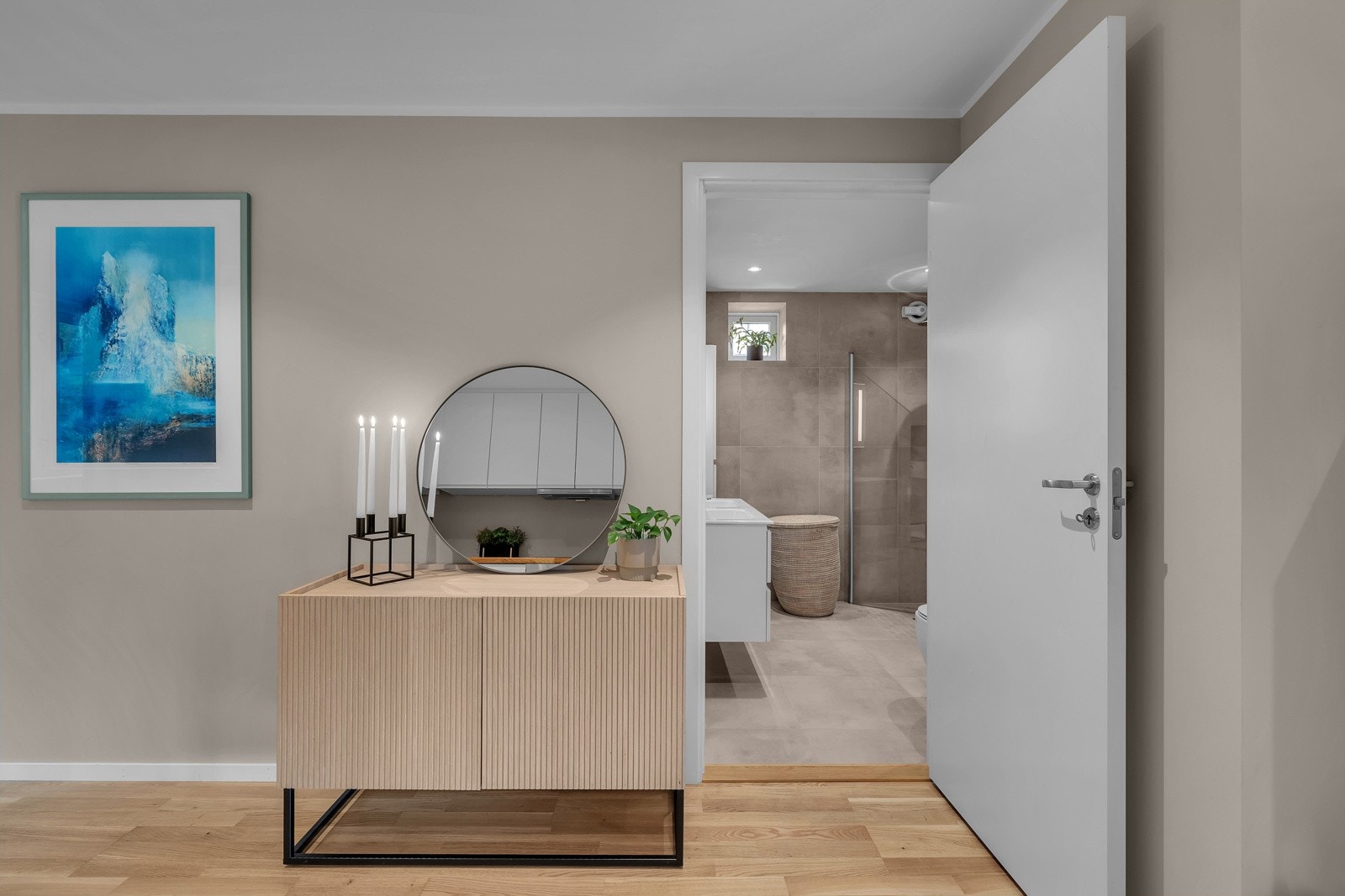 Boligen byr også på et lekker bad Galleribilde