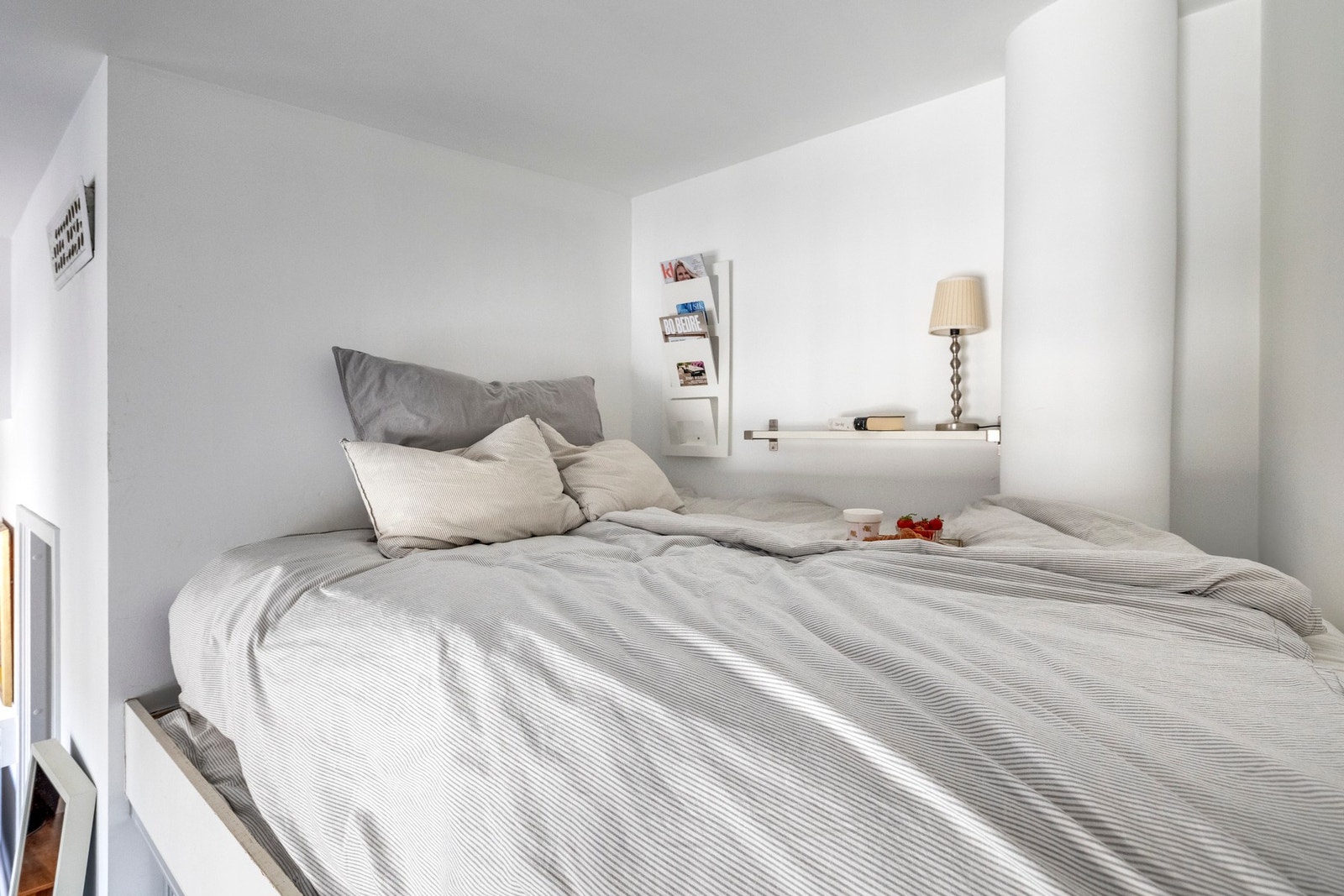 Her er det god plass til seng. Galleribilde