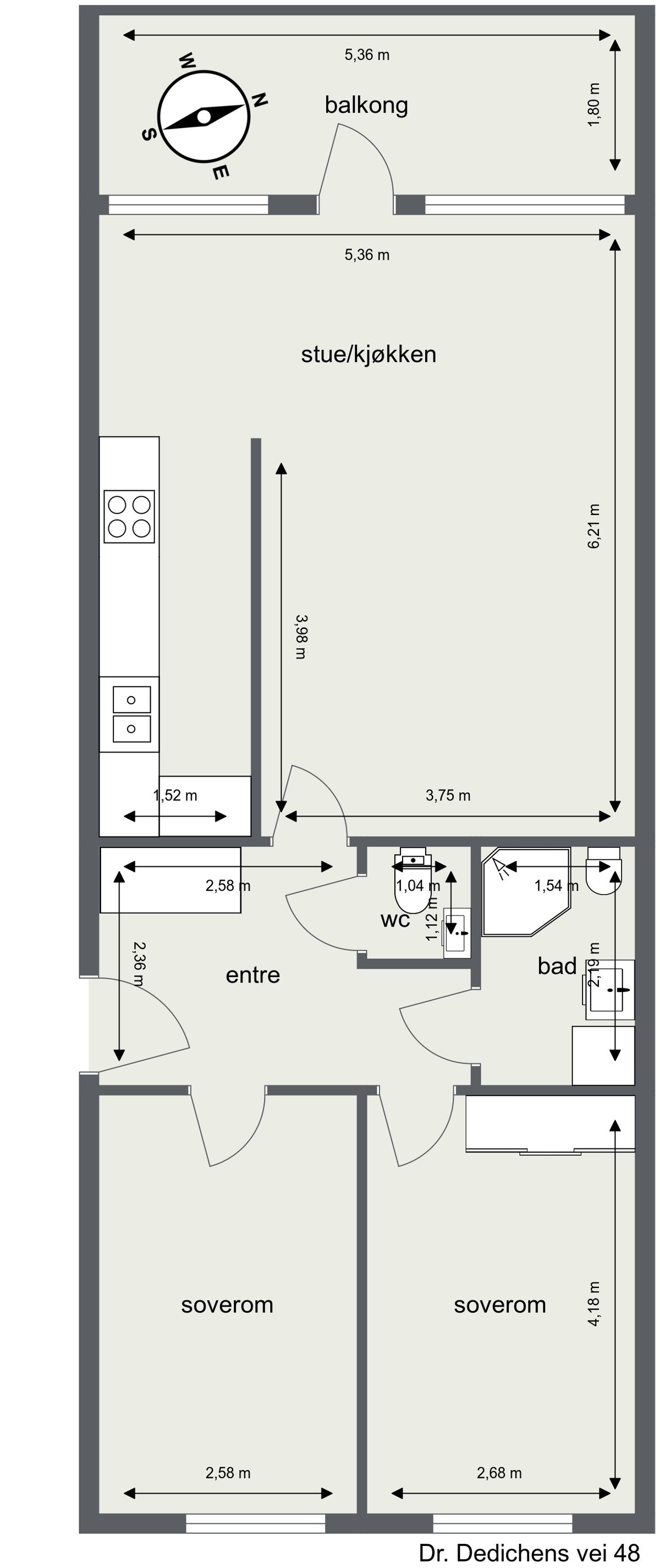 Plantegning Galleribilde