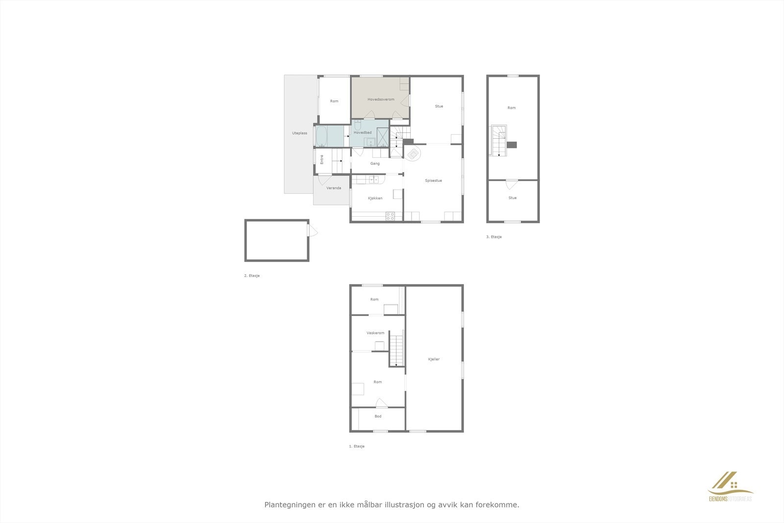 Plantegning Galleribilde