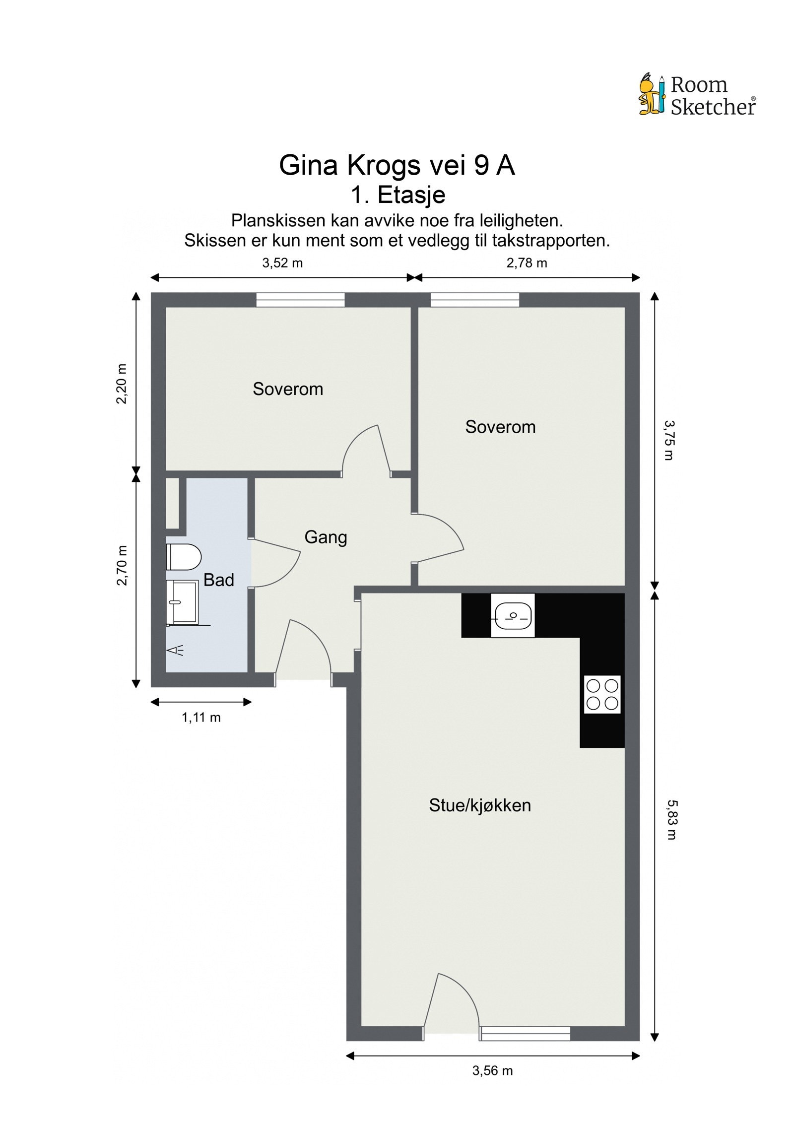 Plantegning Galleribilde