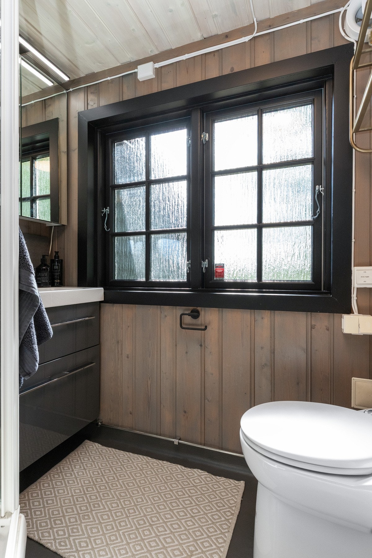 Det er varmekabler i gulvet på badet Galleribilde