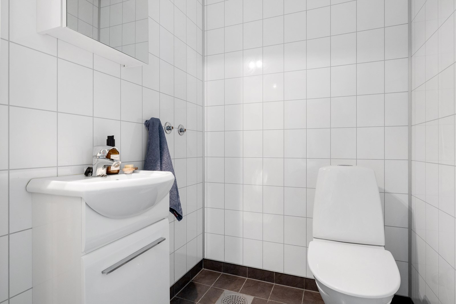 Toalett i etasjen. Klargjort for dusj hvis ønskelig. Galleribilde